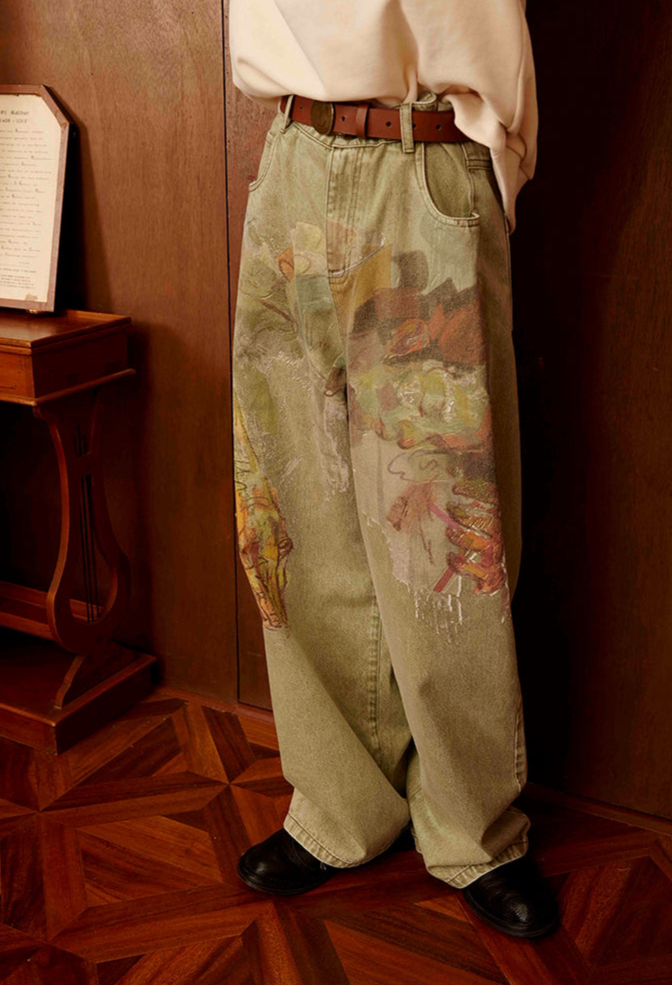 Oil Painted Pants