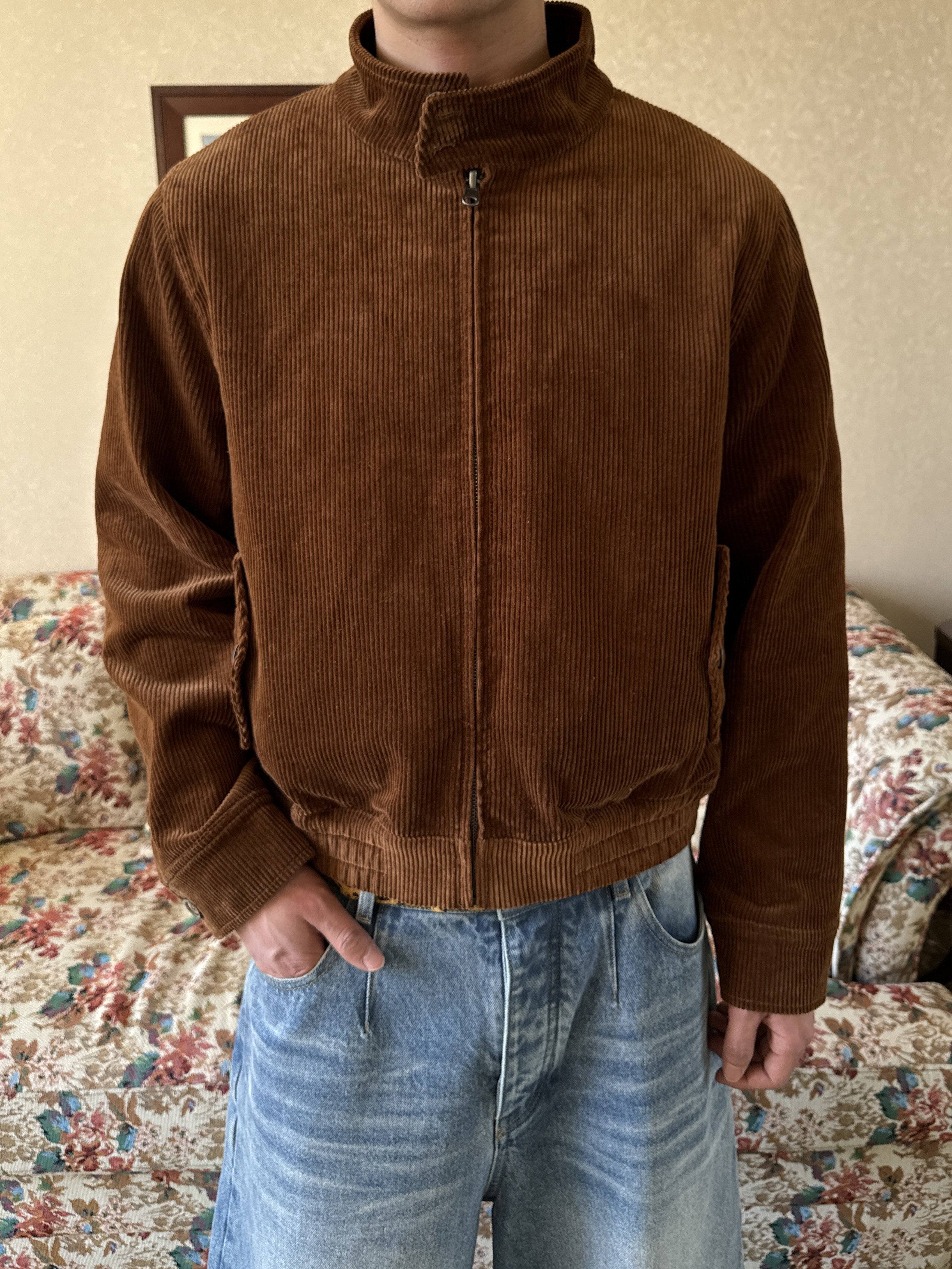 Reversible Plaid Corduroy Jacket