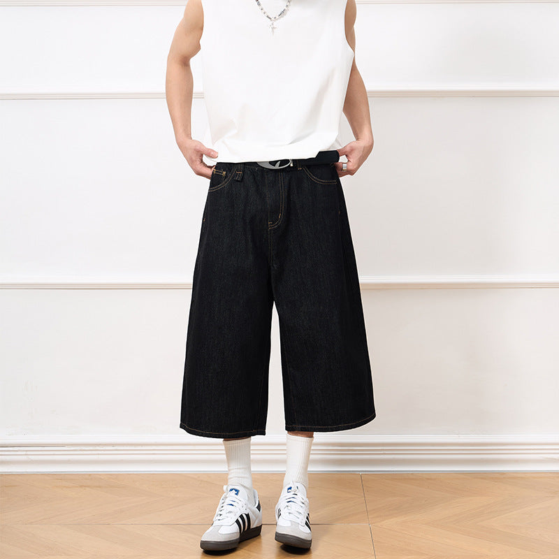 Raw Denim Baggy Jorts