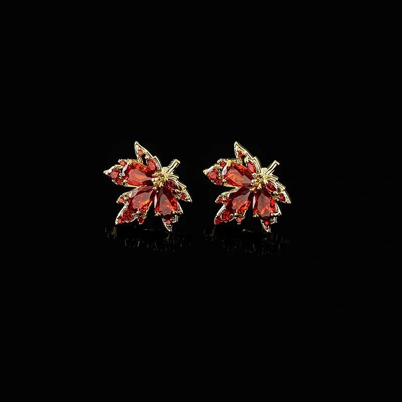 Vintage Maple leaves earrings