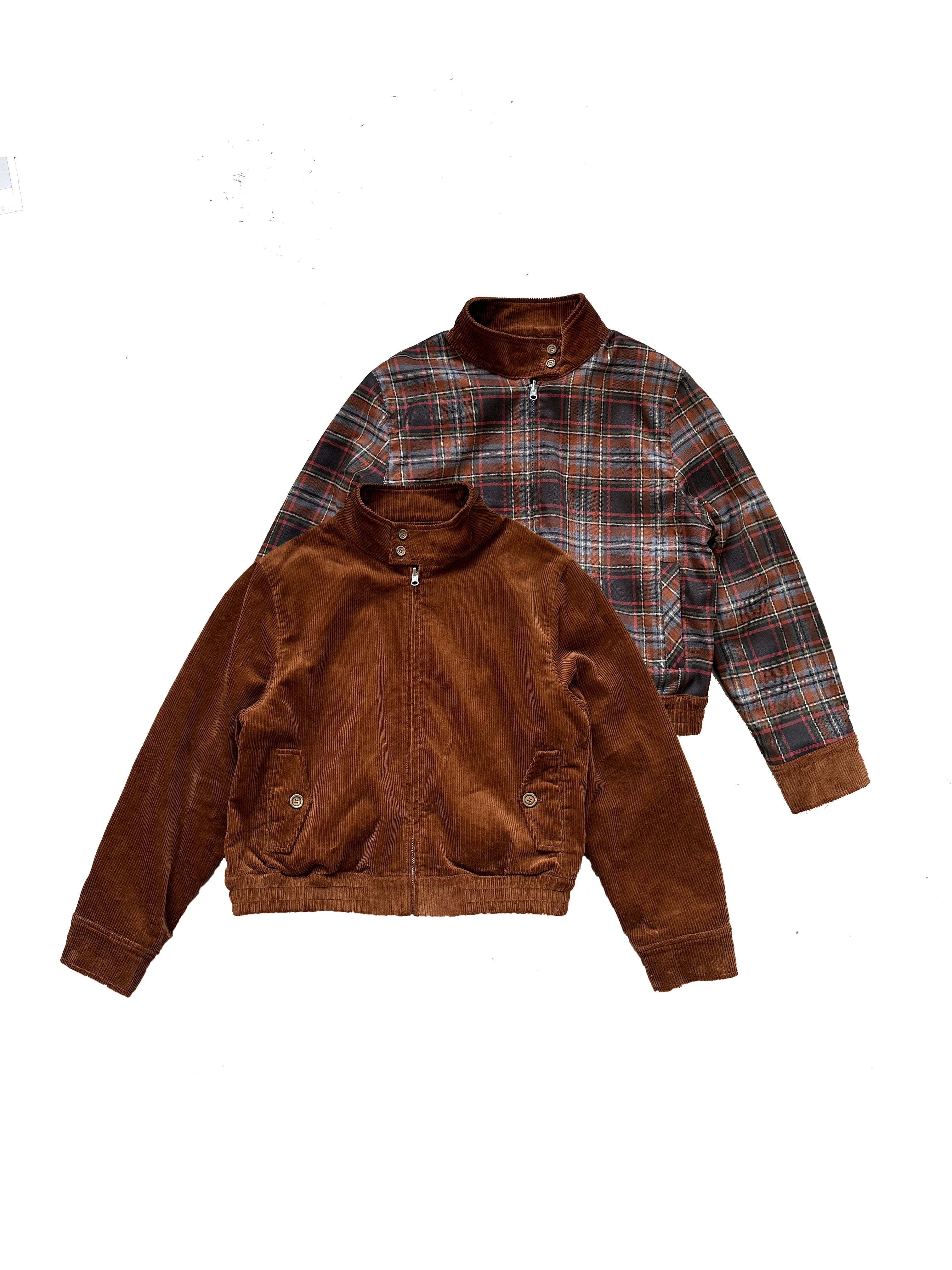 Reversible Plaid Corduroy Jacket