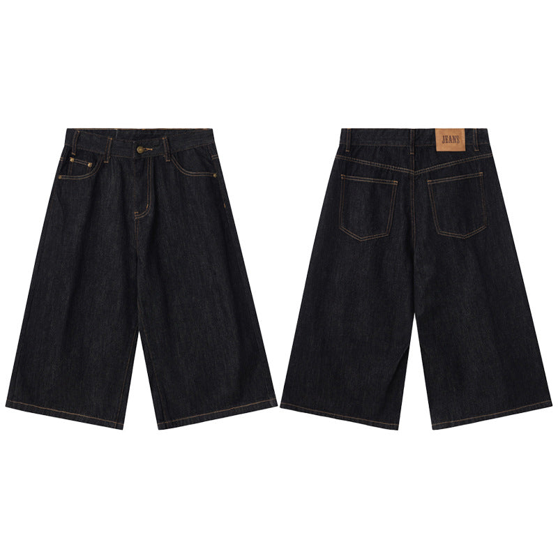 Raw Denim Baggy Jorts
