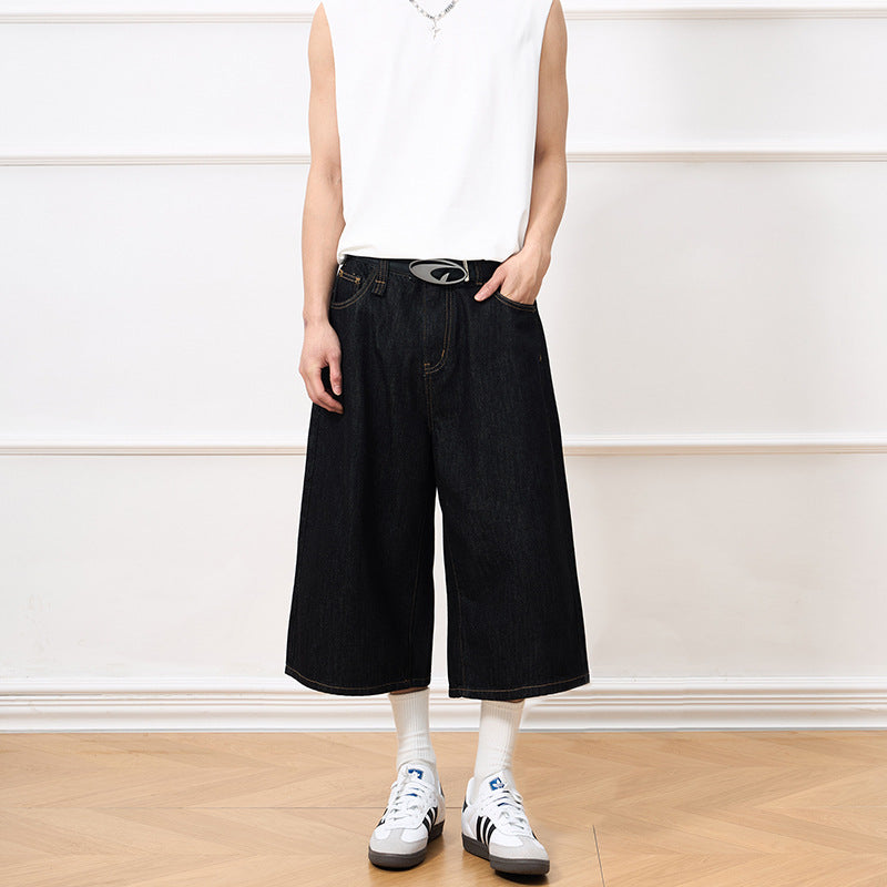 Raw Denim Baggy Jorts