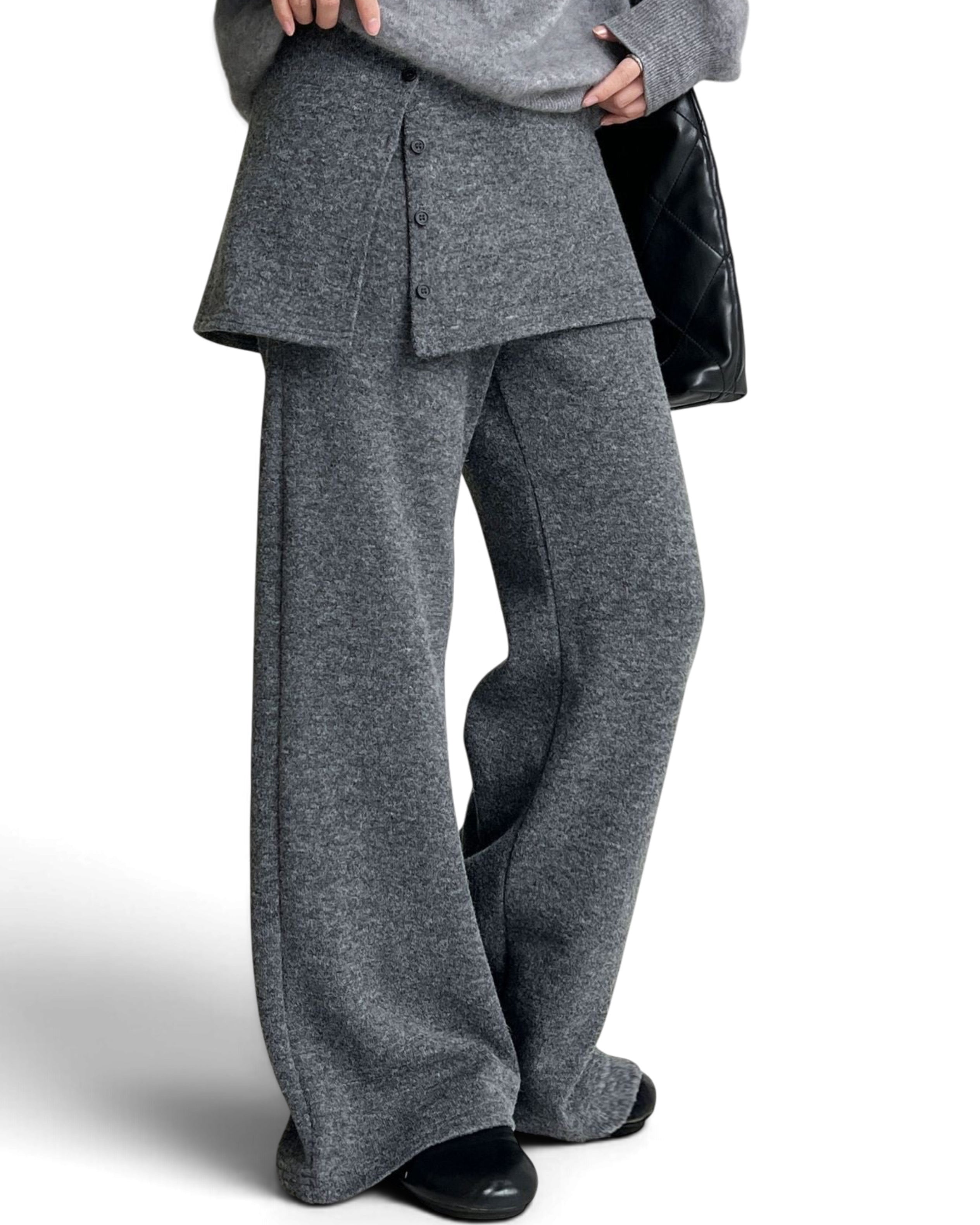 "Skirt" Flared Pants