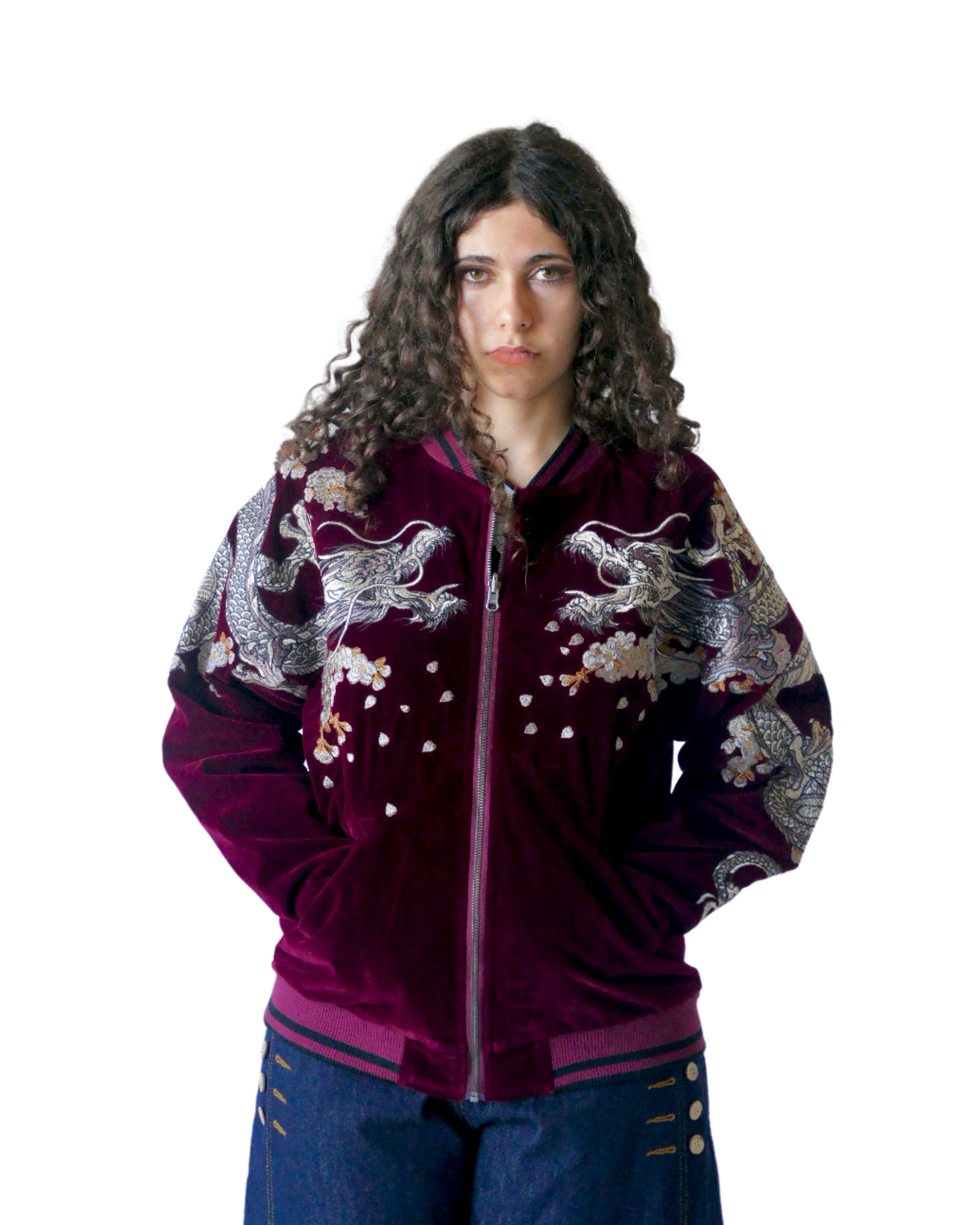 "Dragons And Red Sky" Jacket