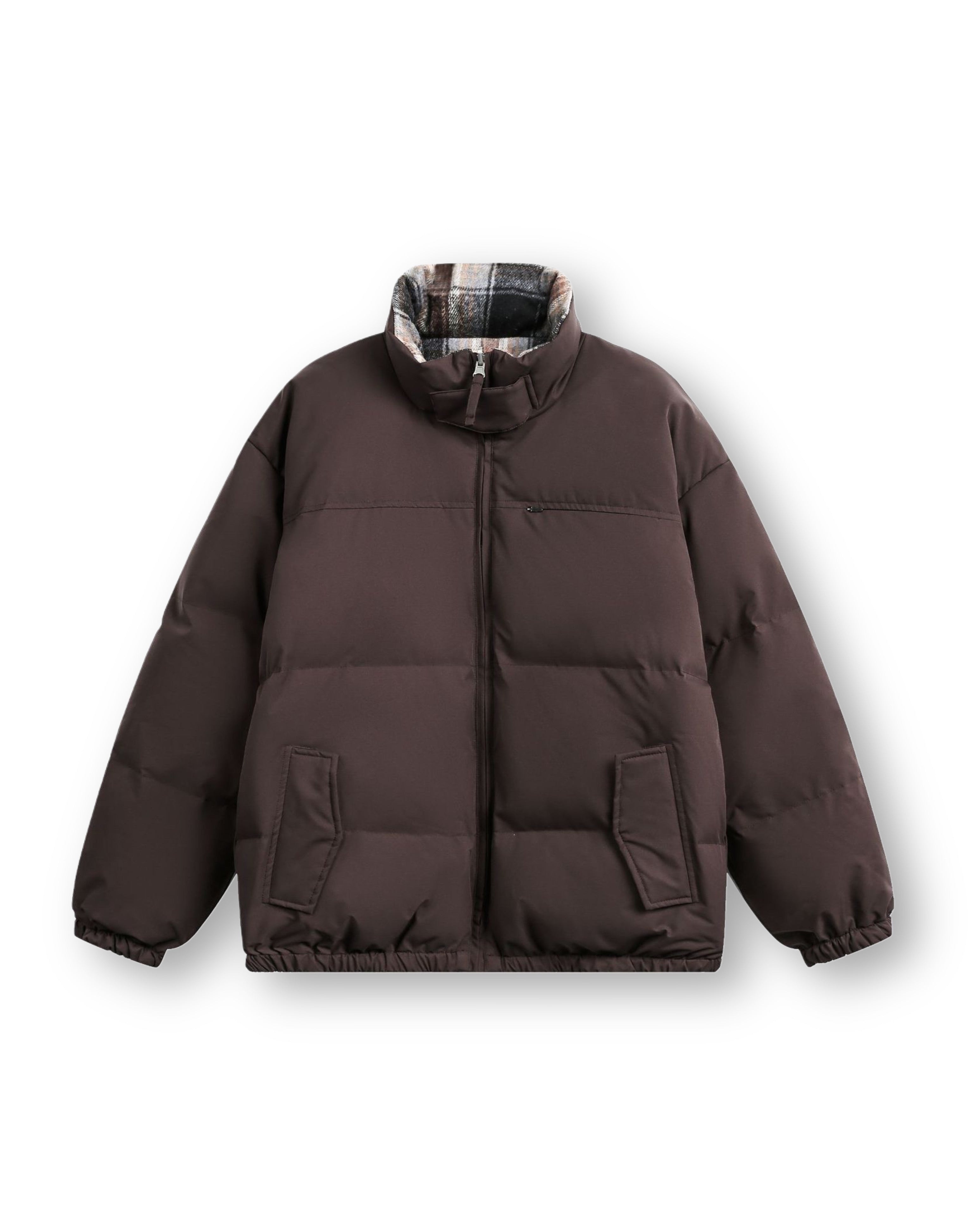 “Plaid” Reversible Puffer Jacket