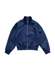 Navy Stripe Crop Jacket