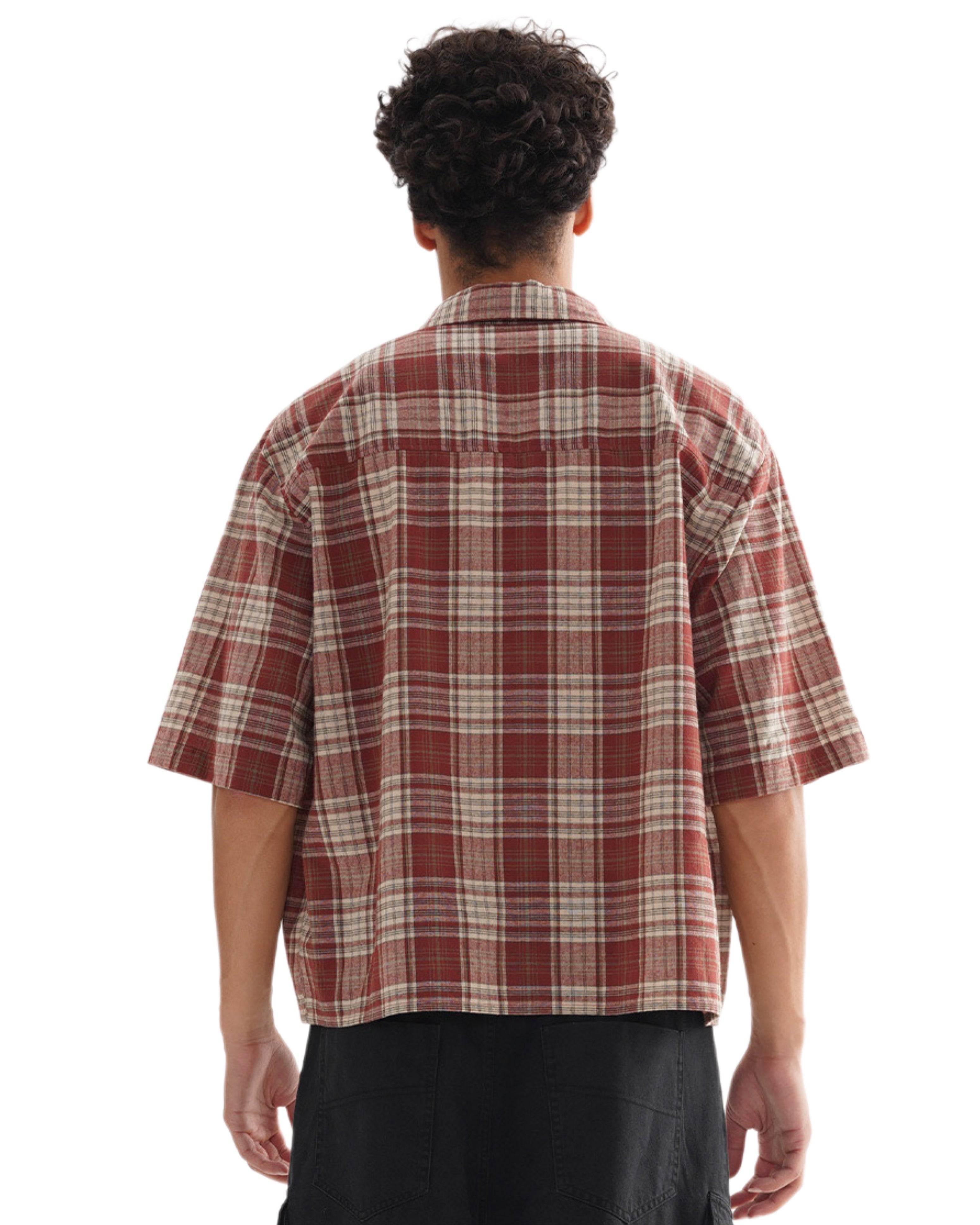 "Plaid" Boxy Shirt