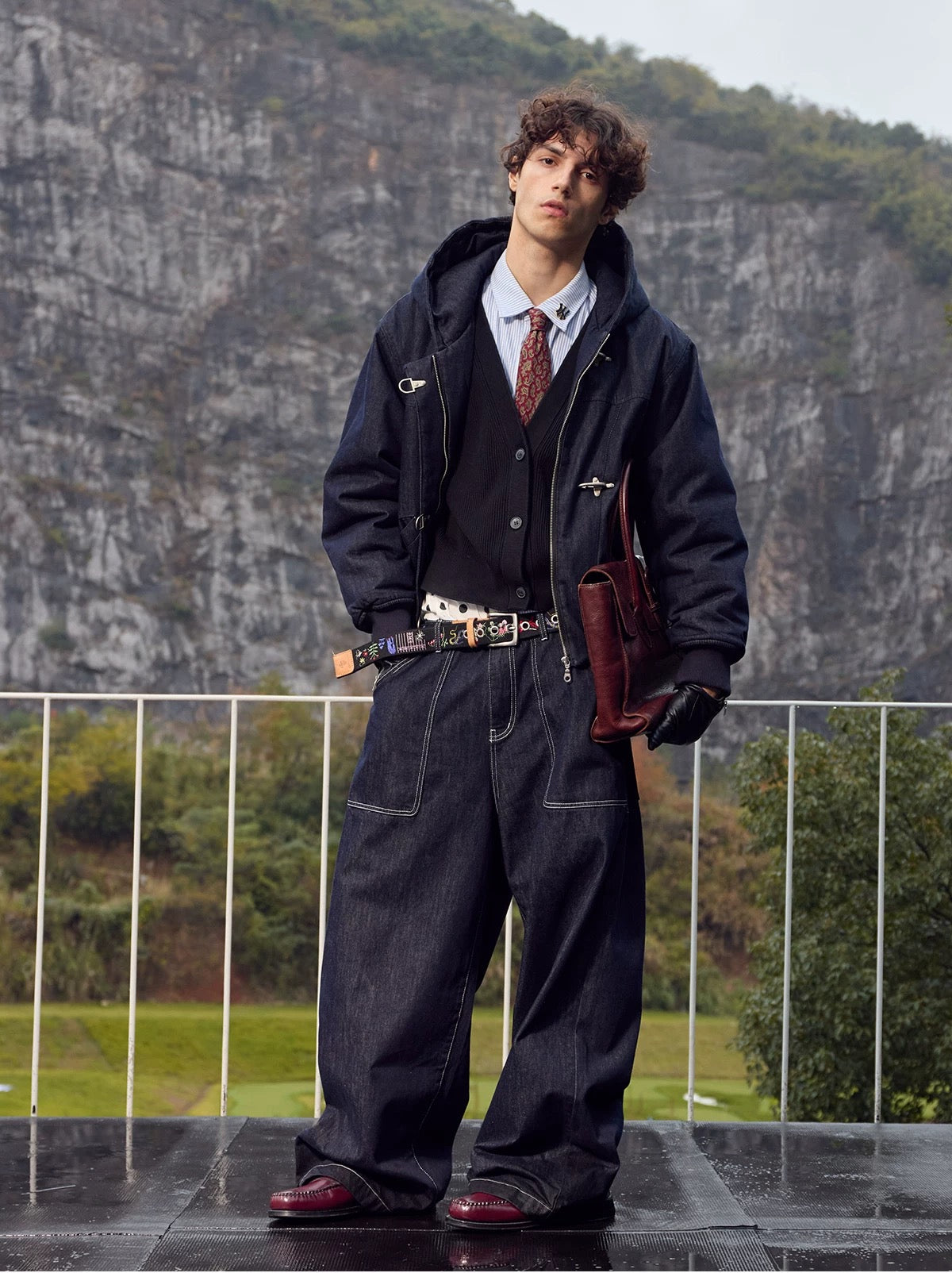 Panora Clasp Boxy Jacket