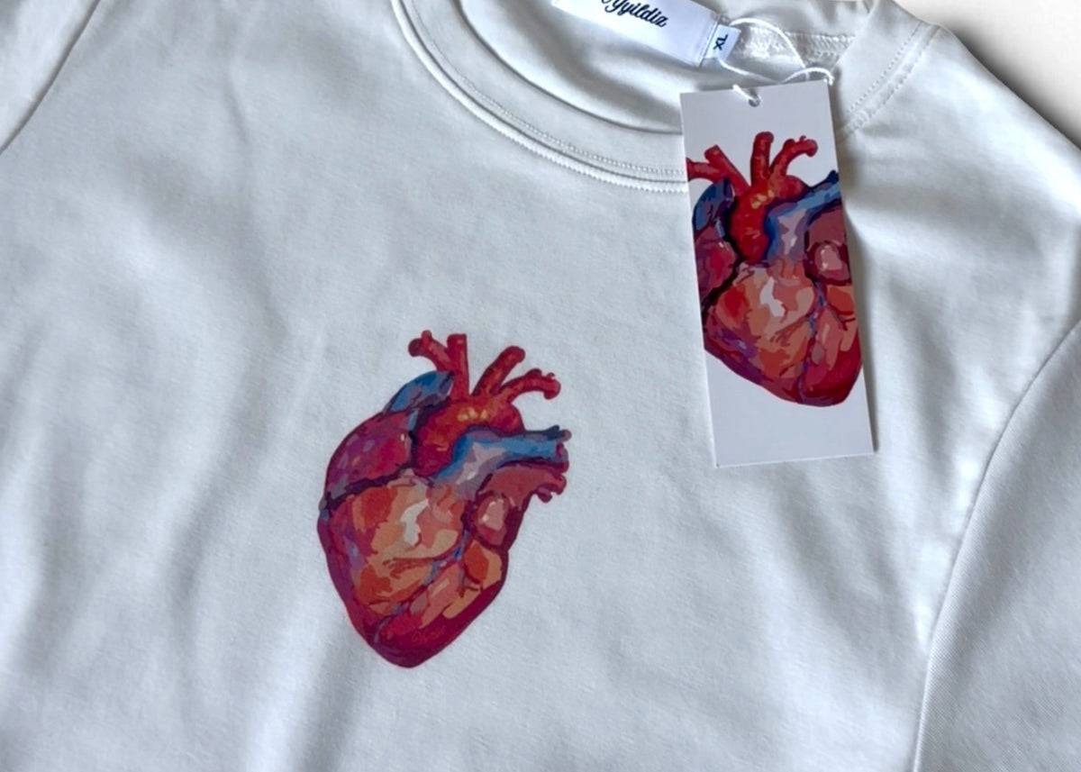 Women’s Heart Drawstring T-Shirt