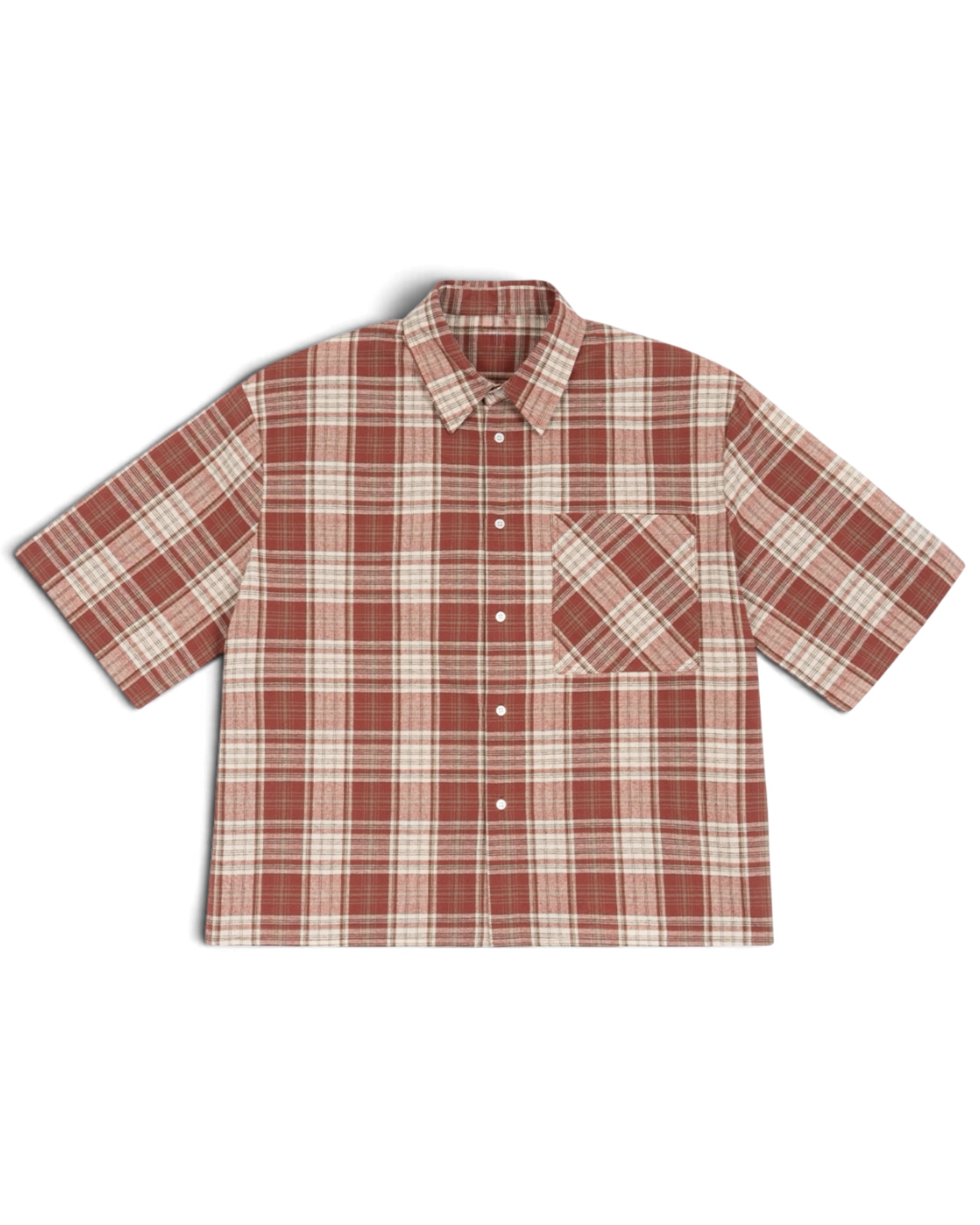 "Plaid" Boxy Shirt
