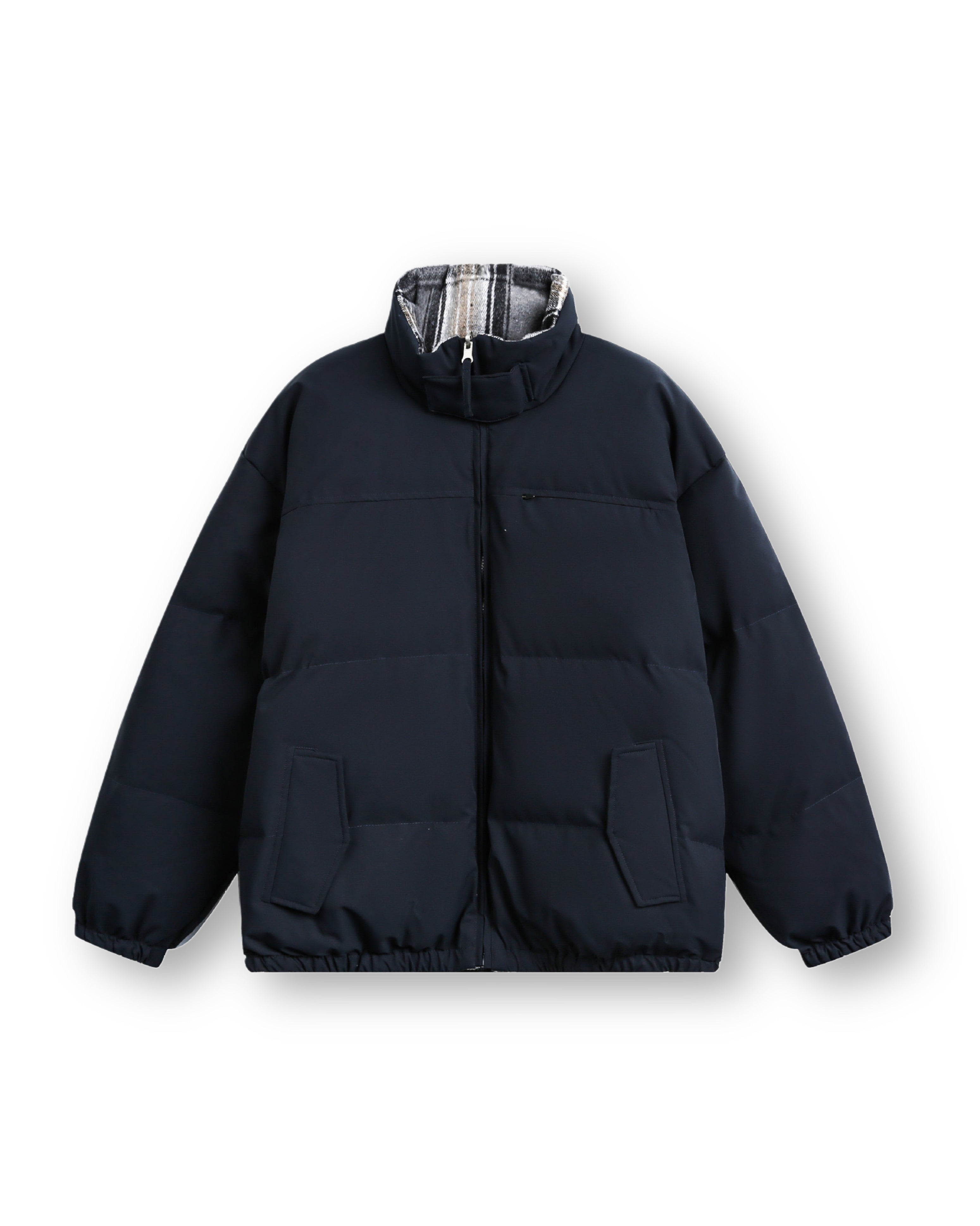“Plaid” Reversible Puffer Jacket