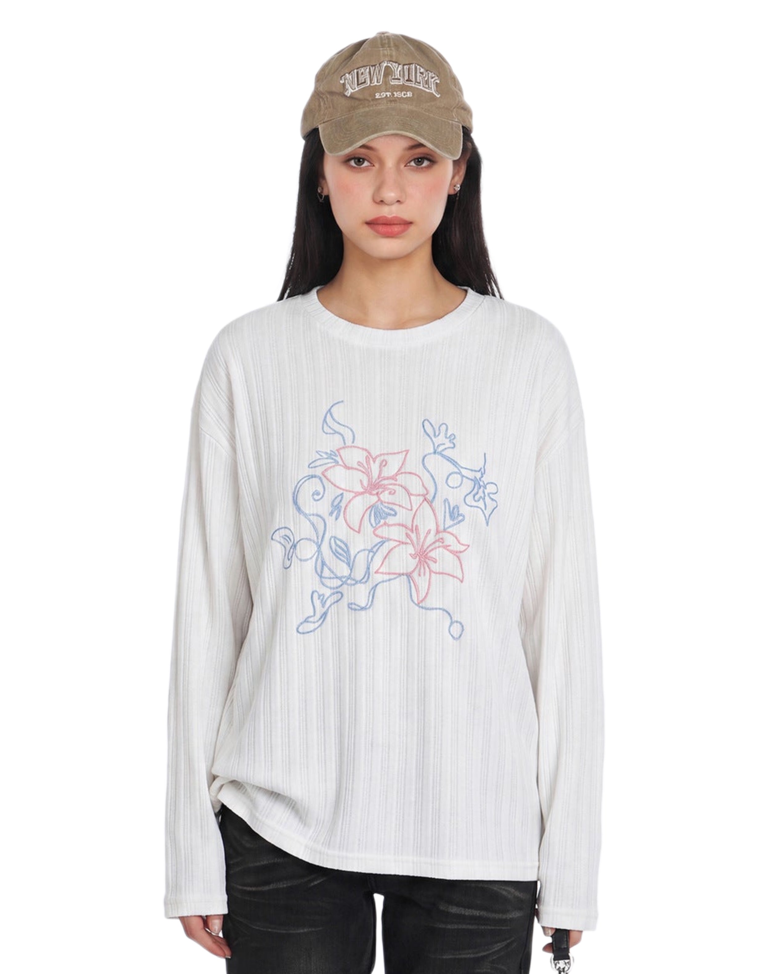 "Flowers" Long Sleeve Shirt