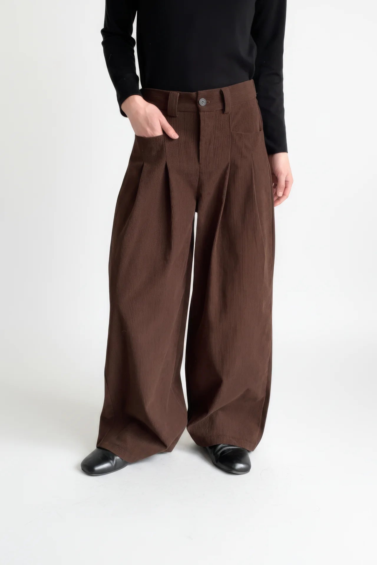 "Espresso" Corduroy Pants