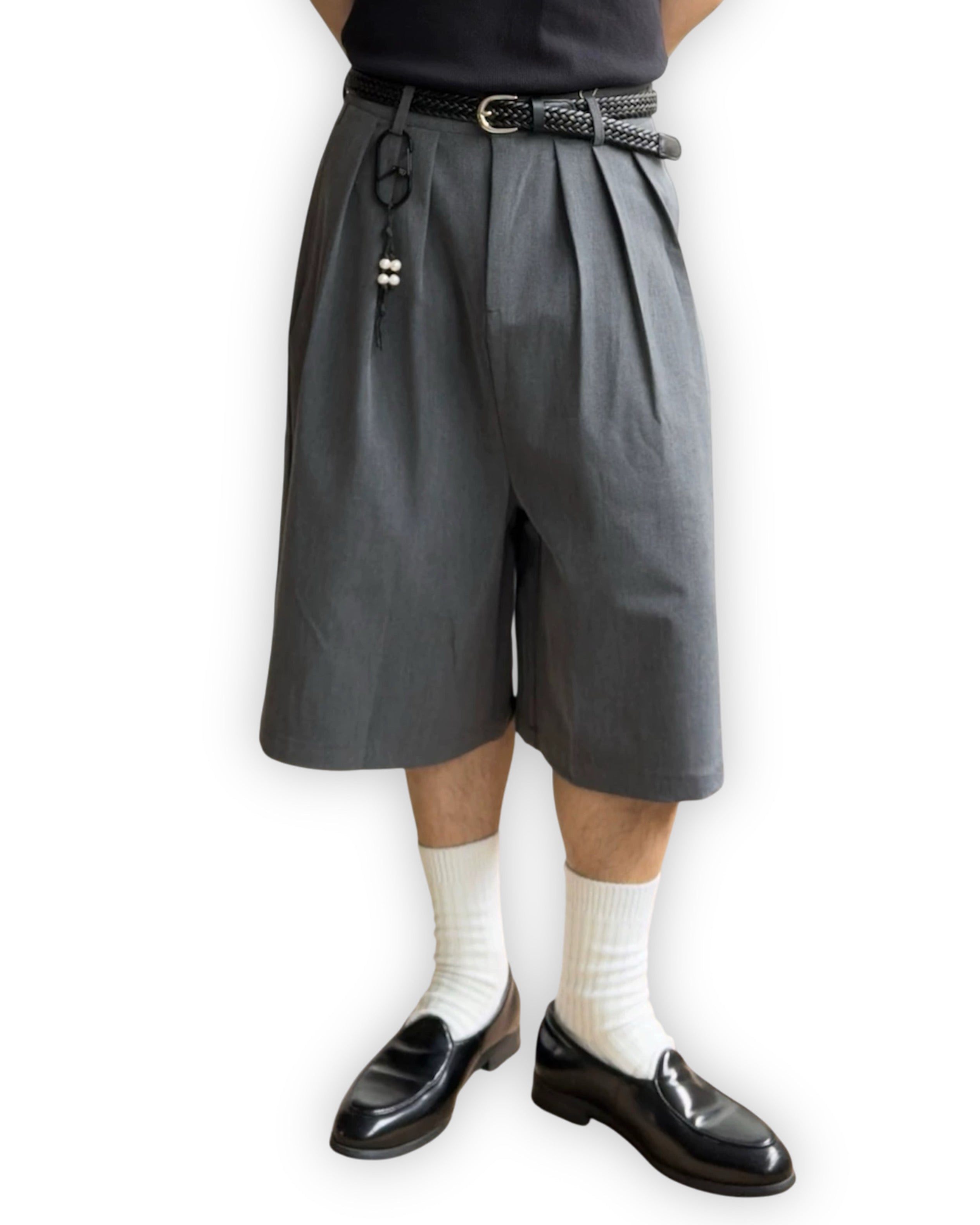 "Dublo" Pleated Shorts