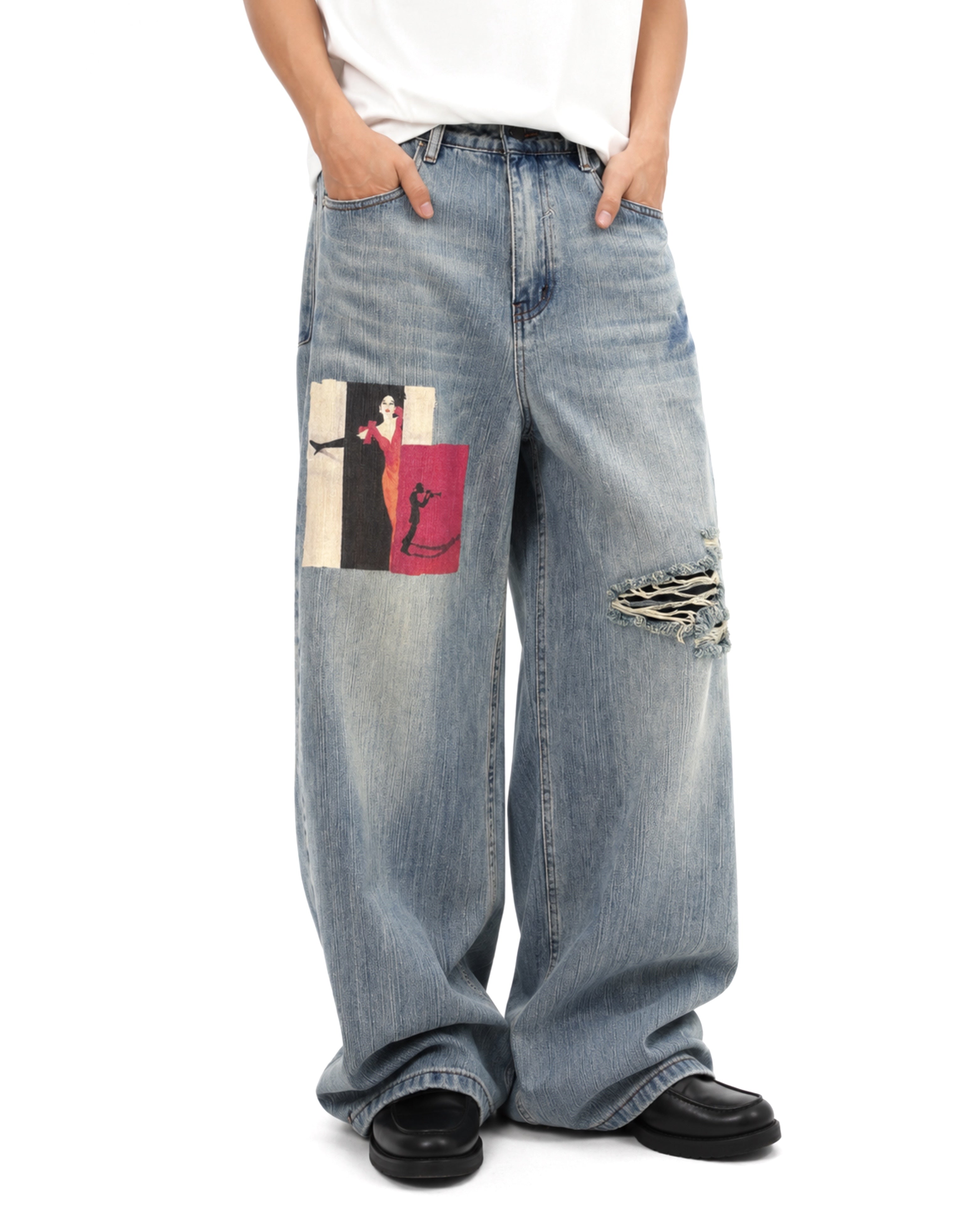 “Trumpet After Her” Jeans