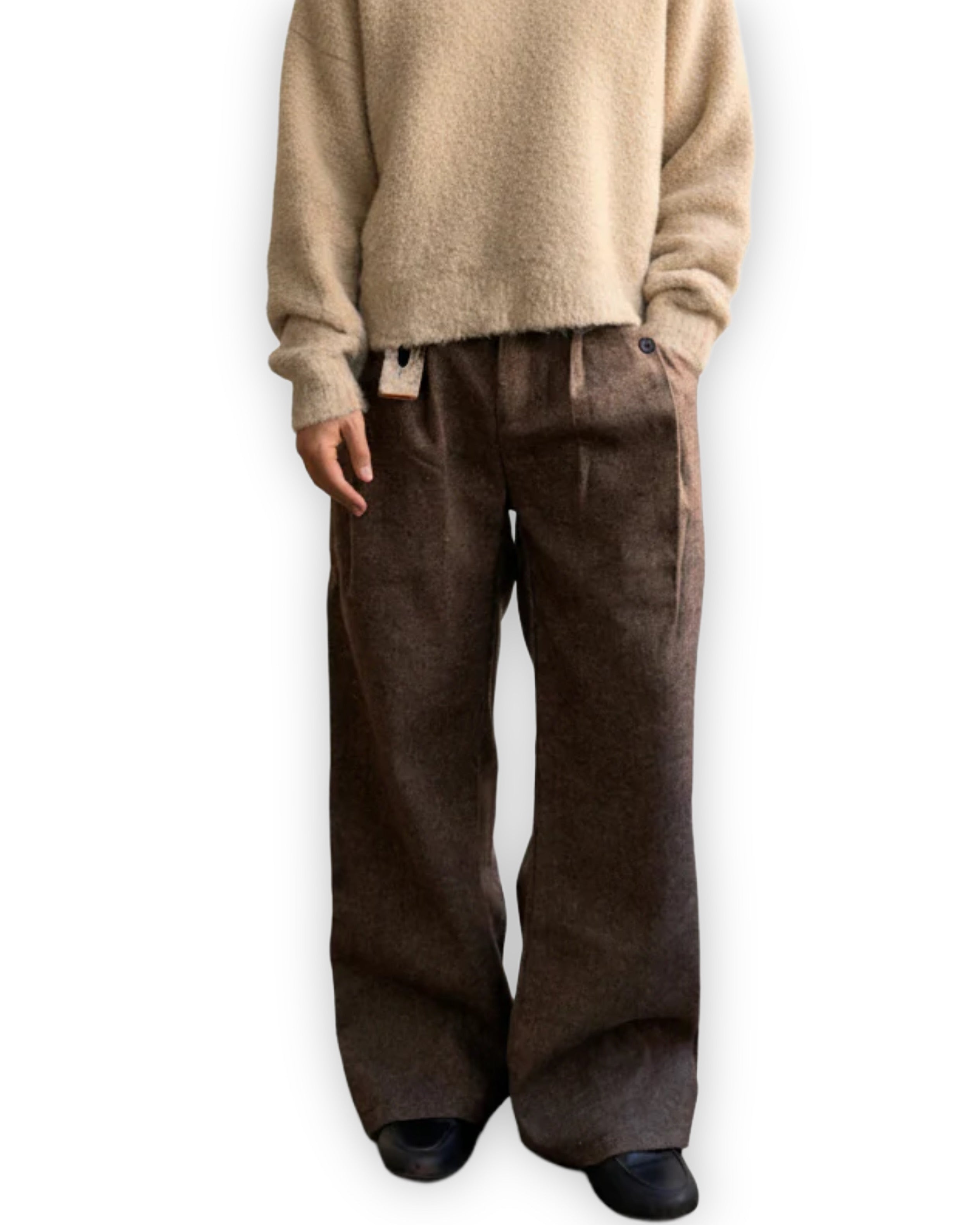 "Espresso" Wide-Leg Pants