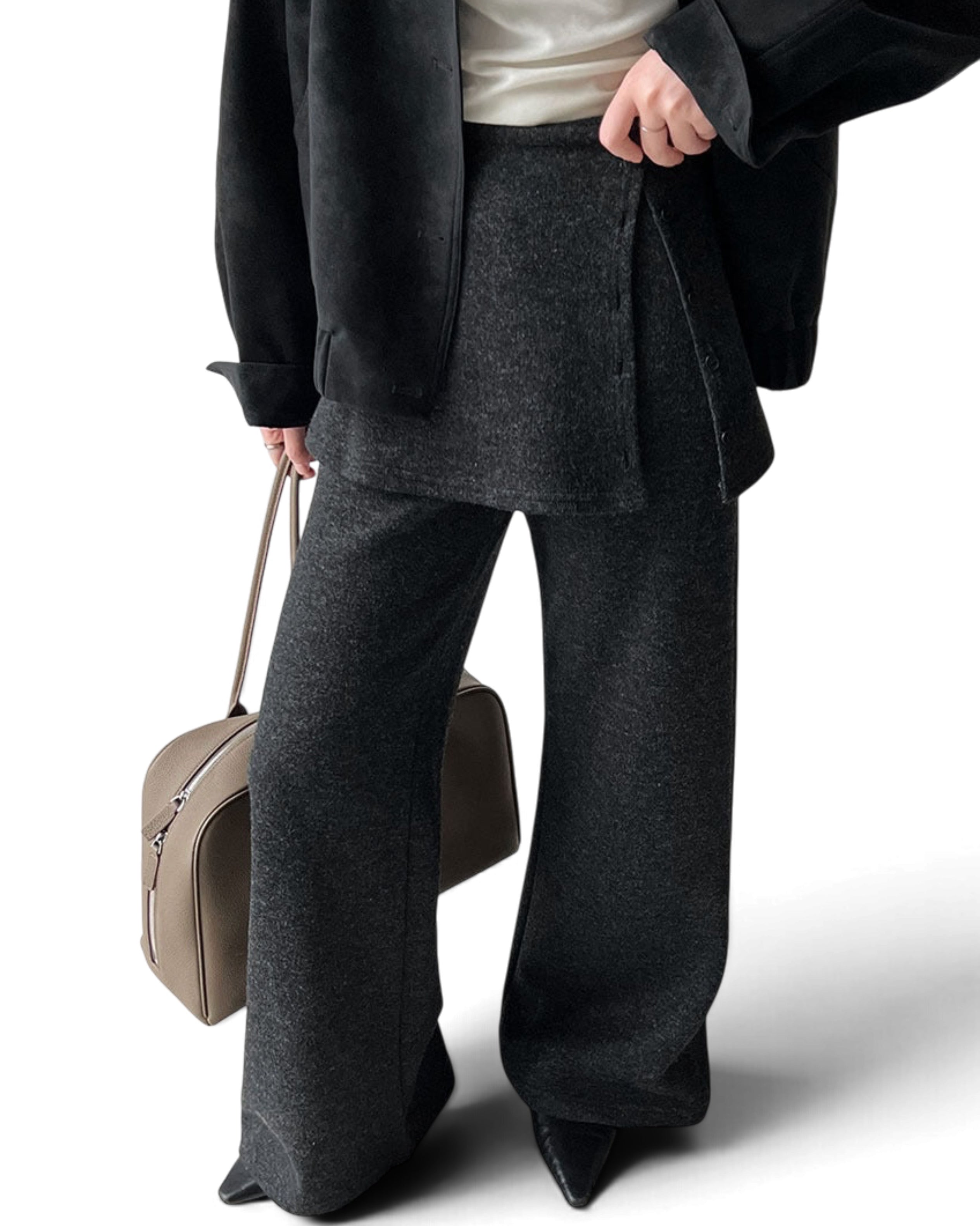 "Skirt" Flared Pants