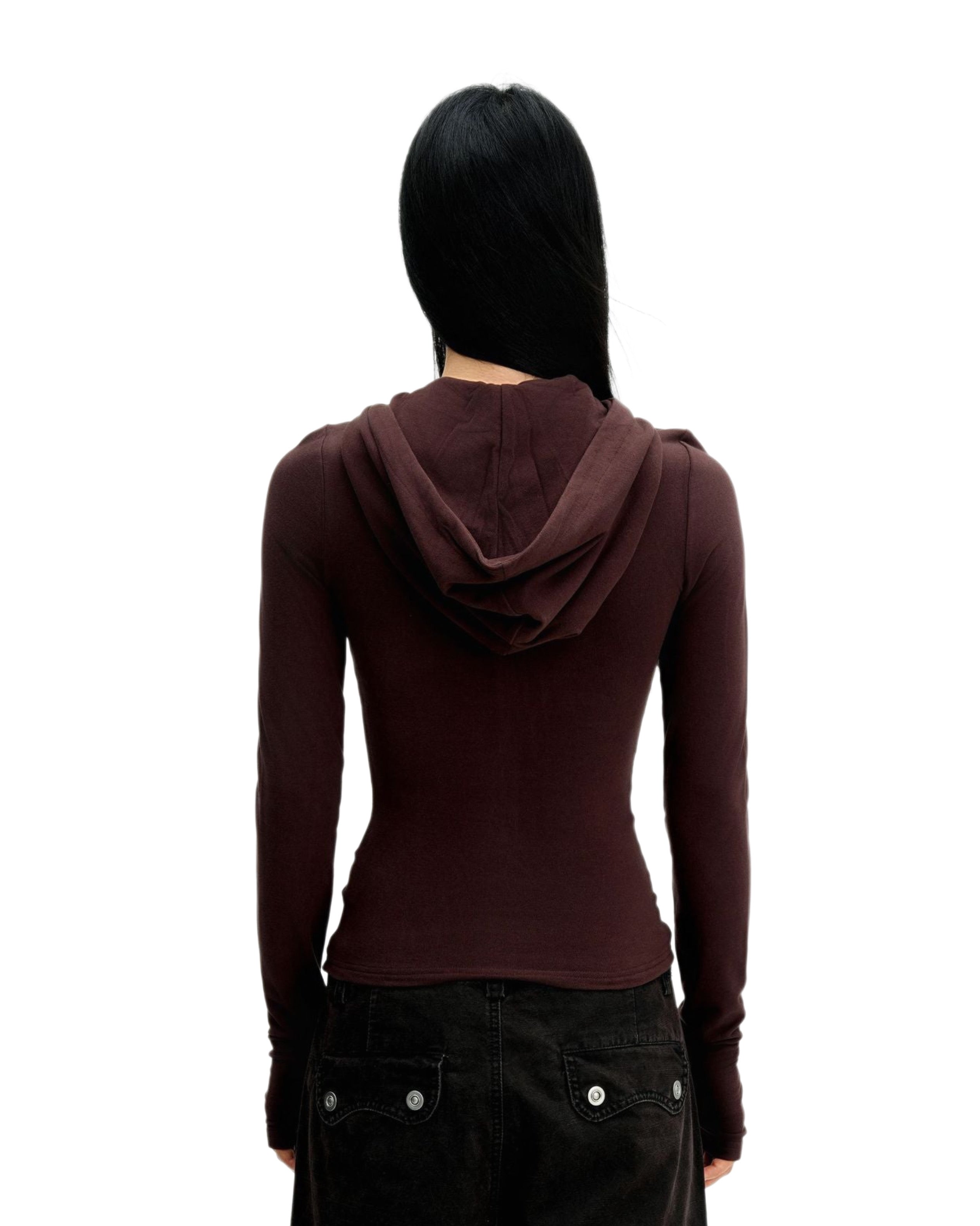 "Quarter Zip" Slim Fit Hoodie
