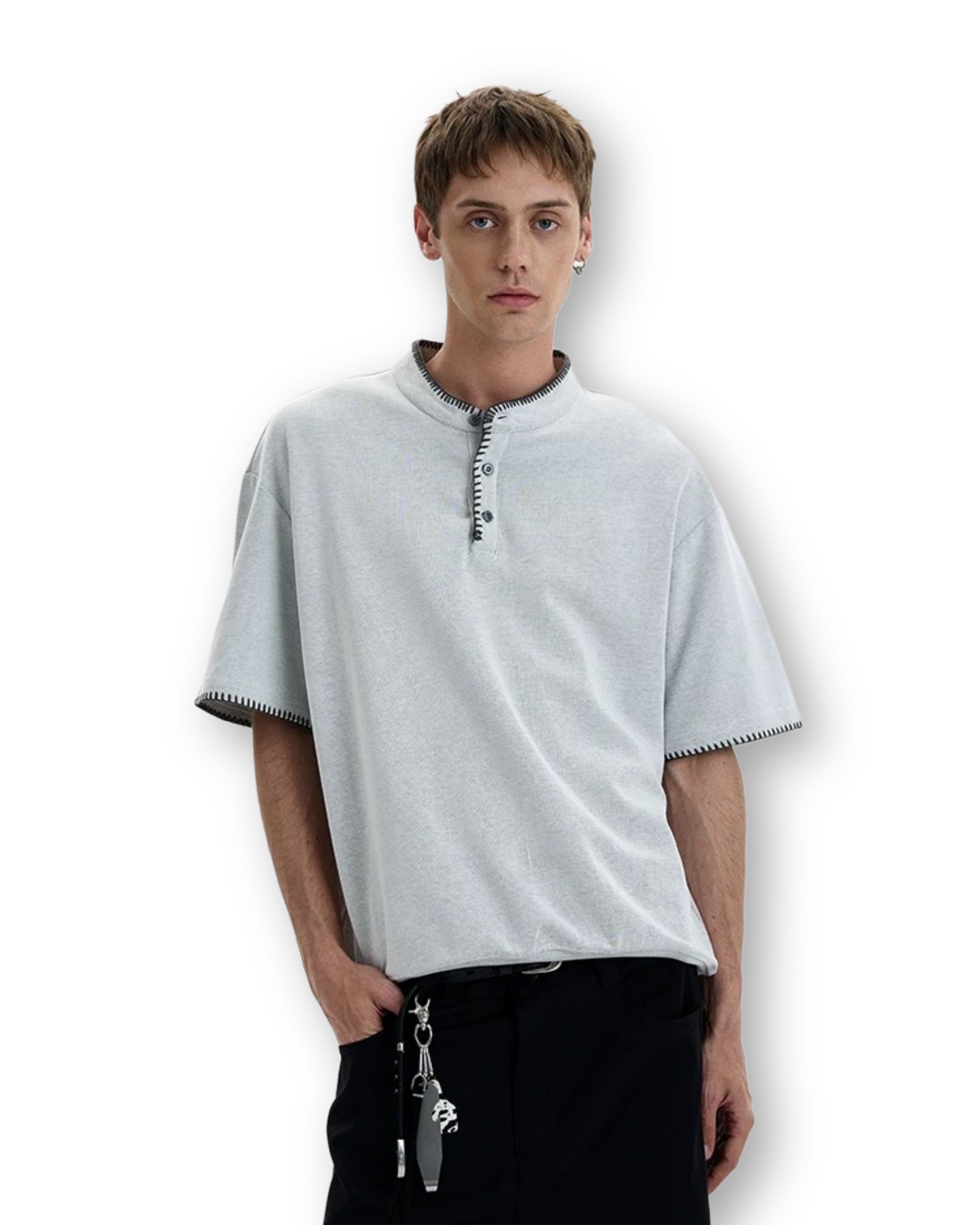 “Stitch line” Henley