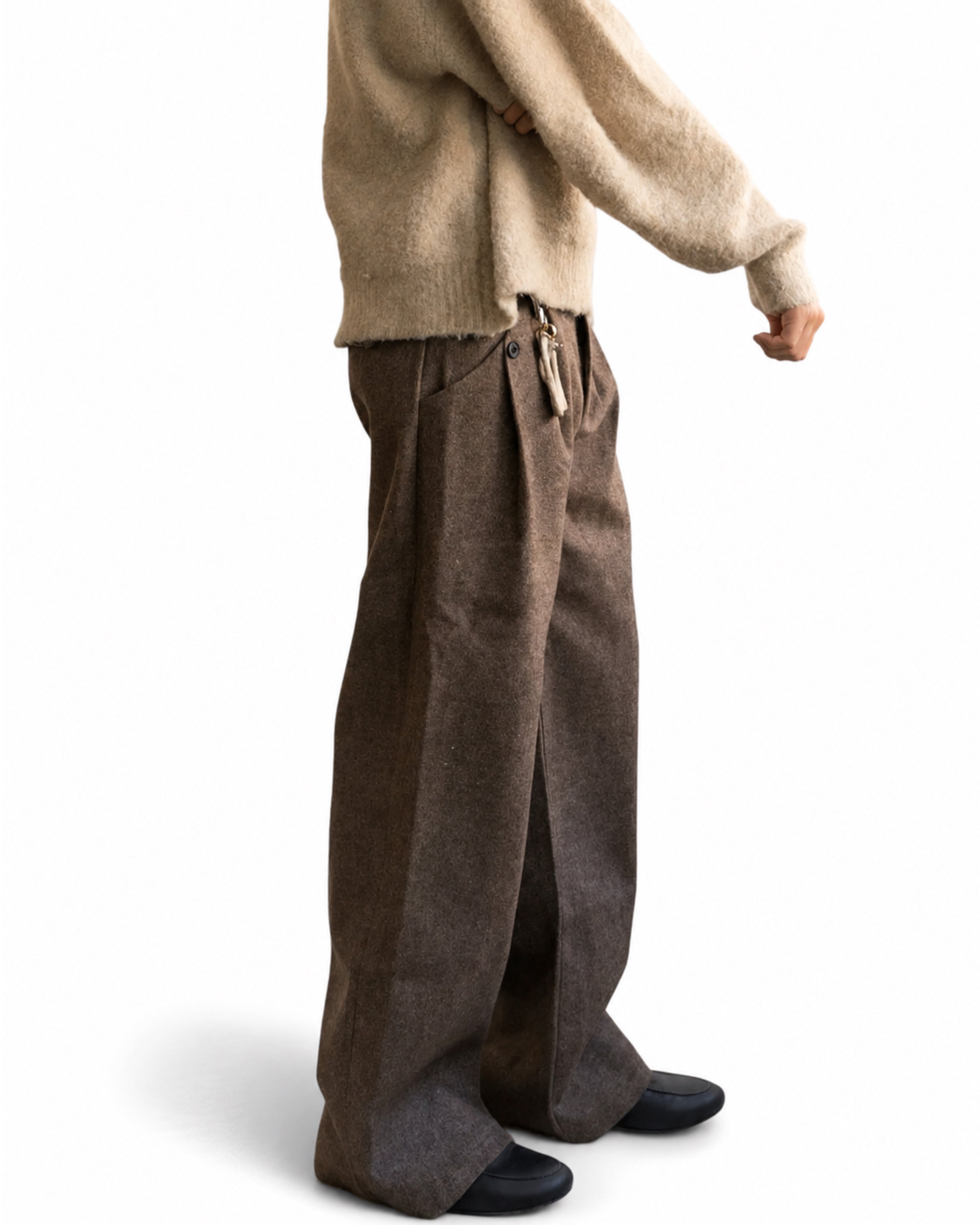 "Espresso" Wide-Leg Pants