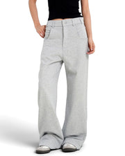 "Denim" Bootcut Sweatpants