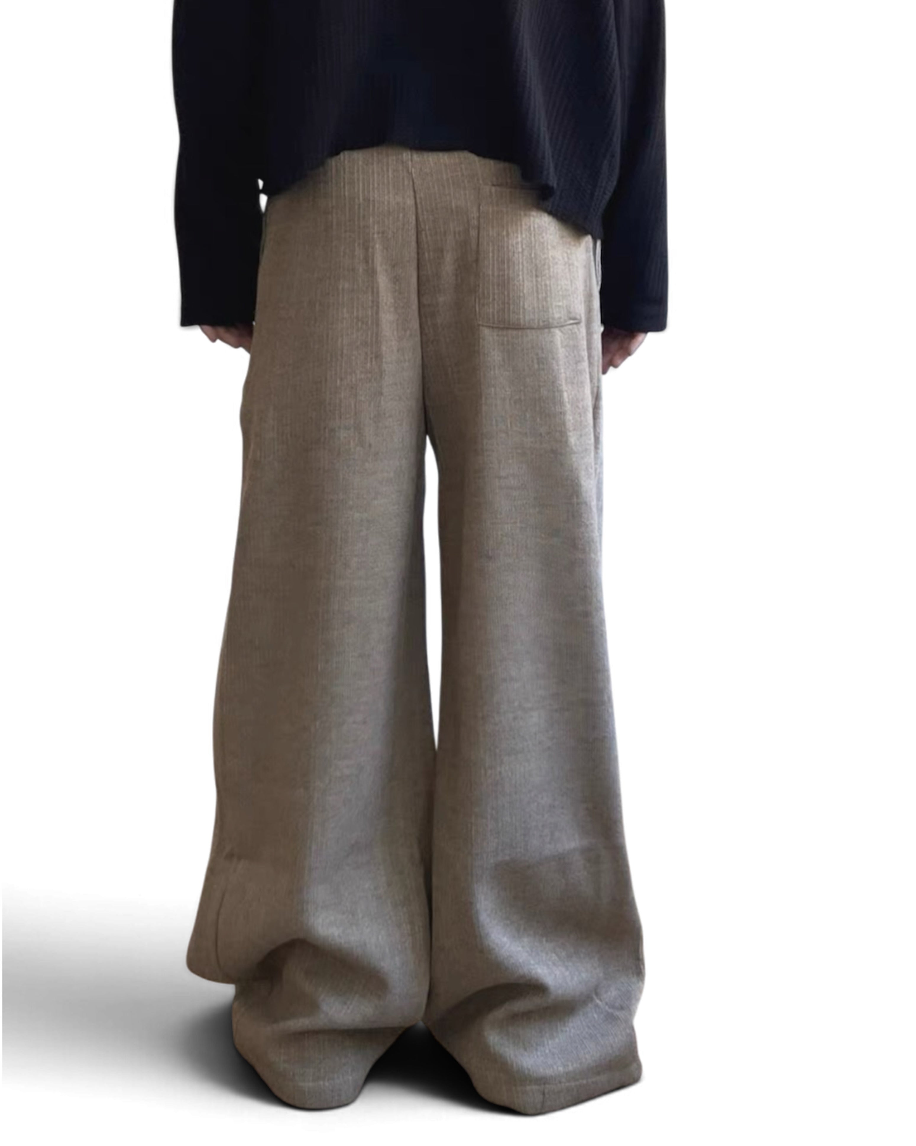"Slate" Pleated Trousers