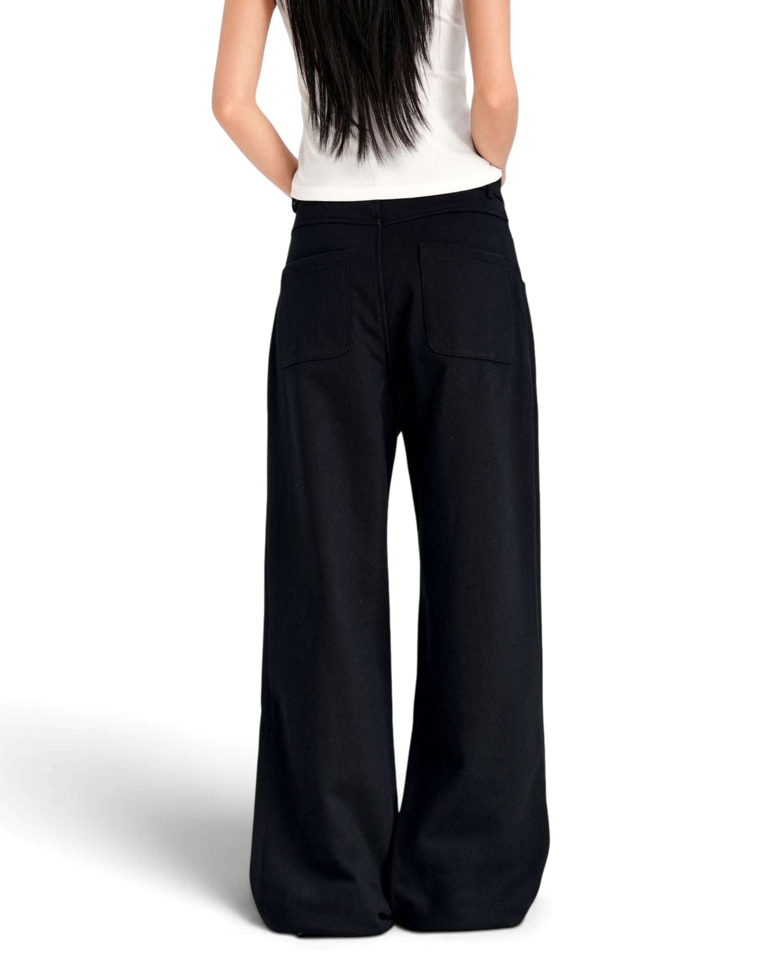 "Denim" Bootcut Sweatpants