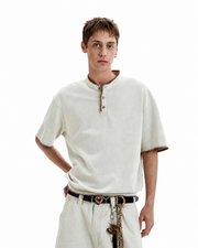 “Stitch line” Henley