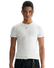 "Perfect" Ribbed Slim-Fit Shirt