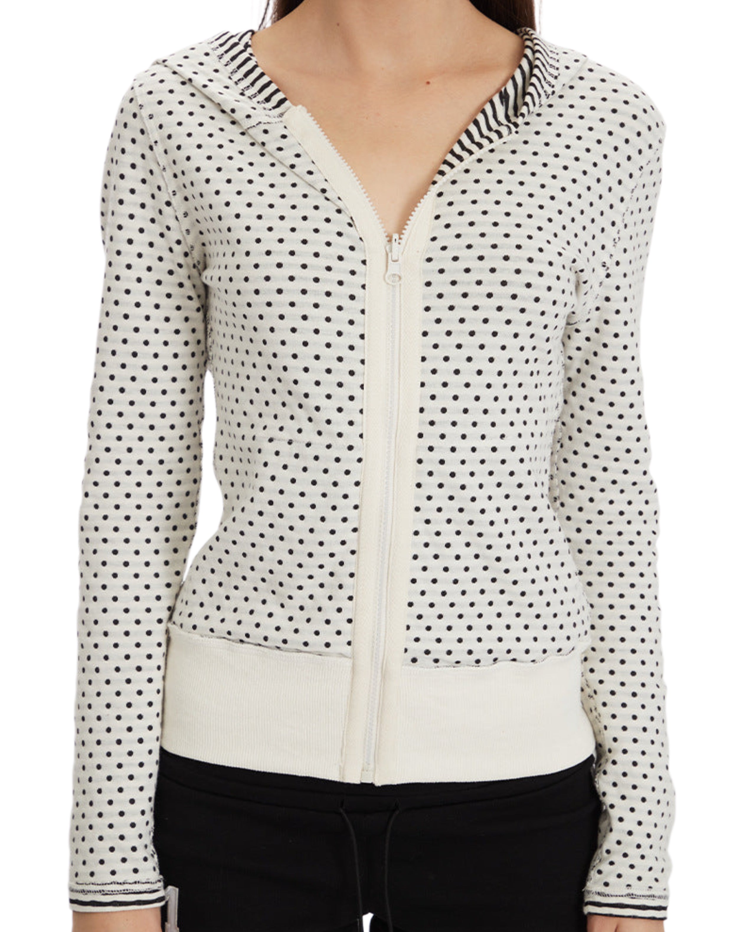 "Polka Dot" Reversible Hoodie