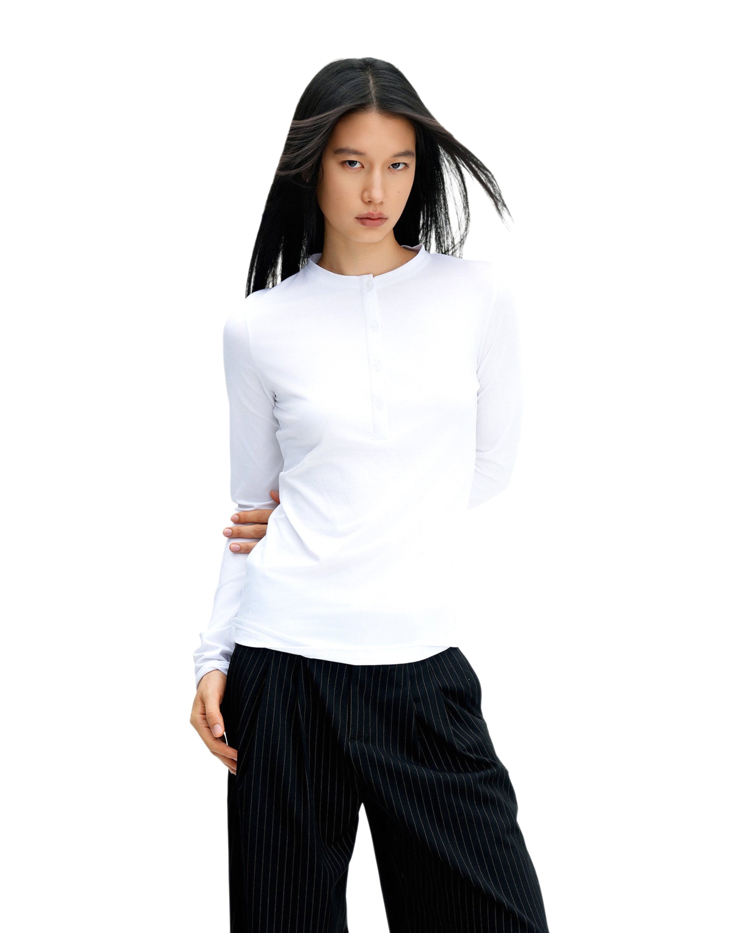 "Perfect" Slim fit Henley
