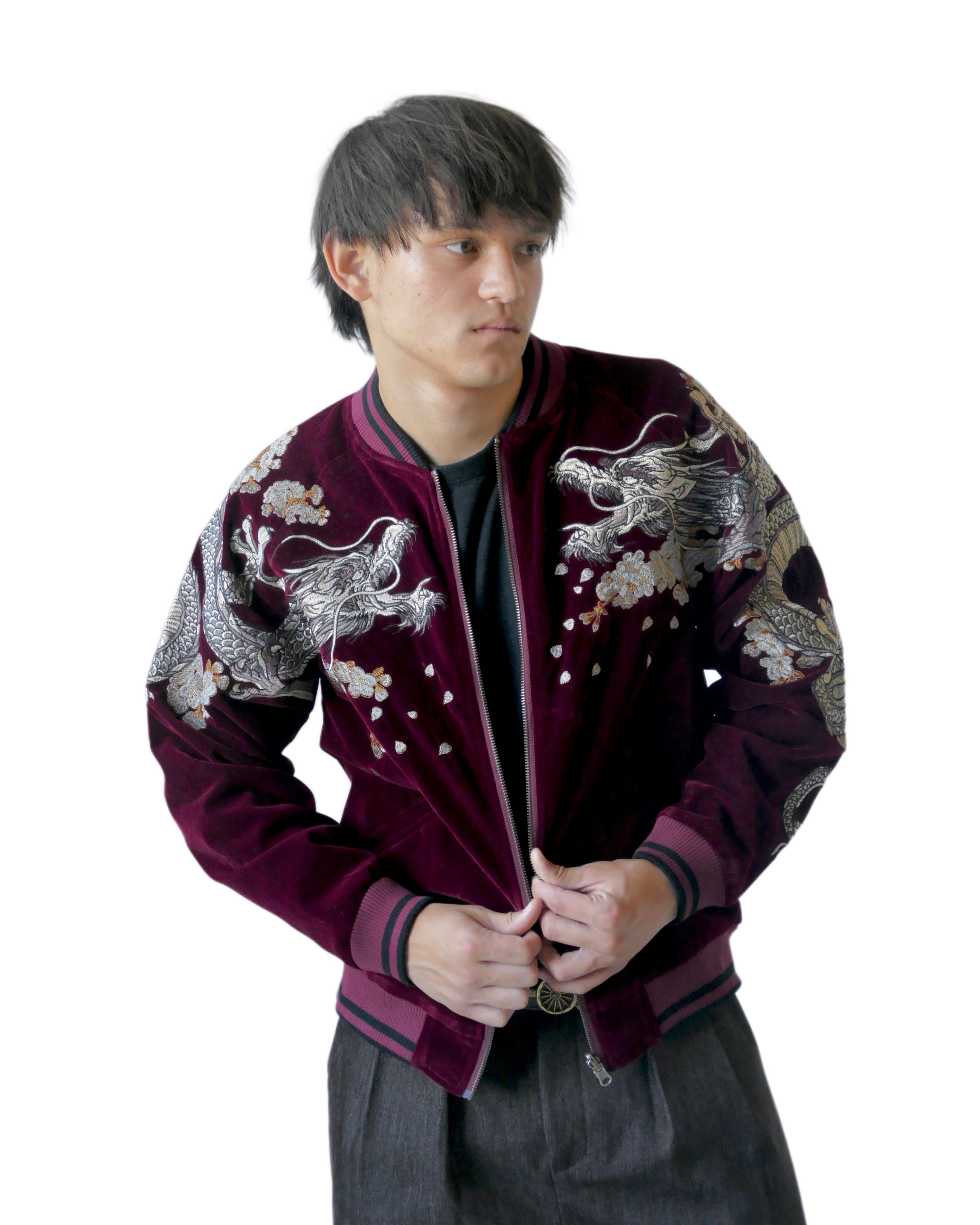 "Dragons And Red Sky" Jacket