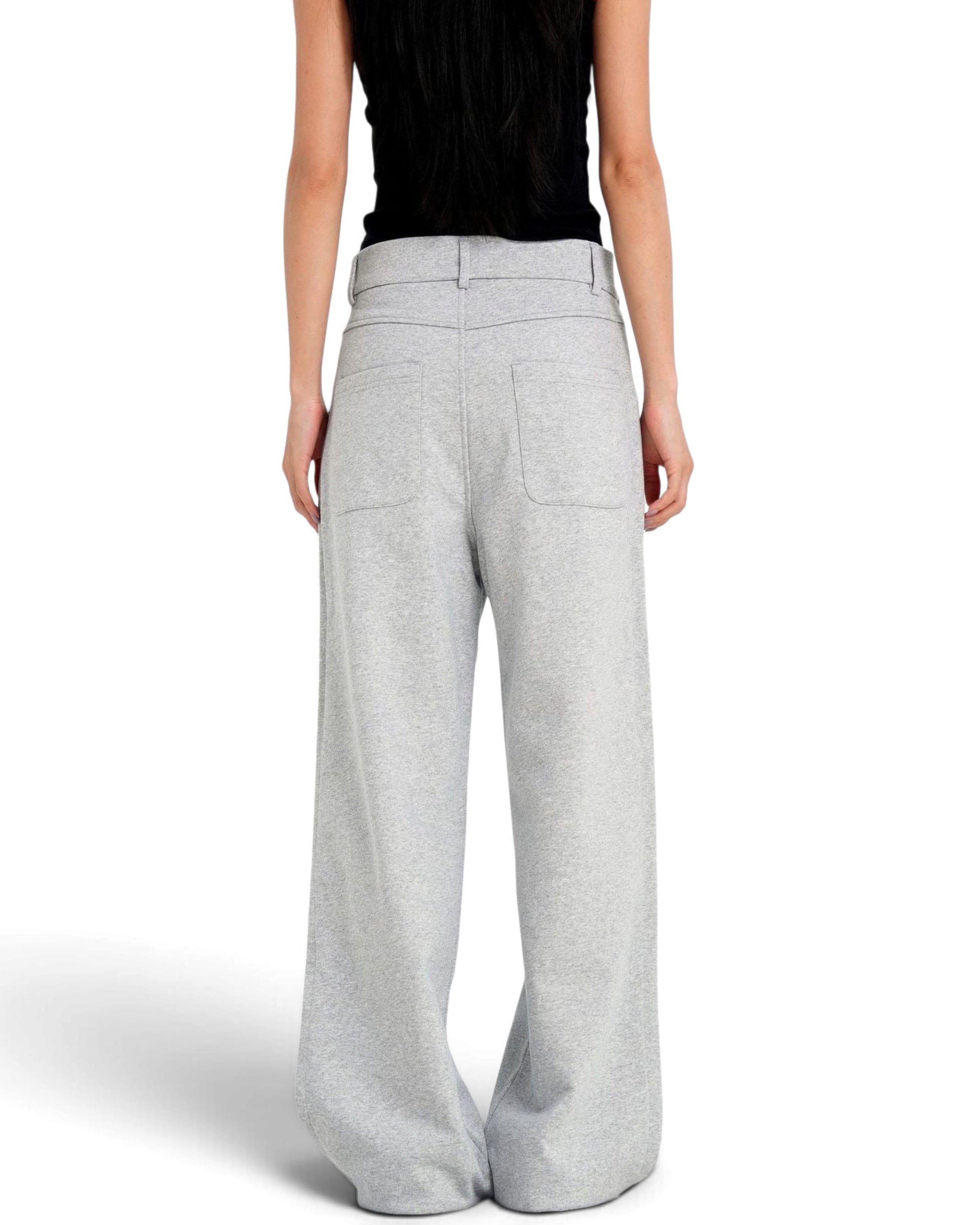 "Denim" Bootcut Sweatpants