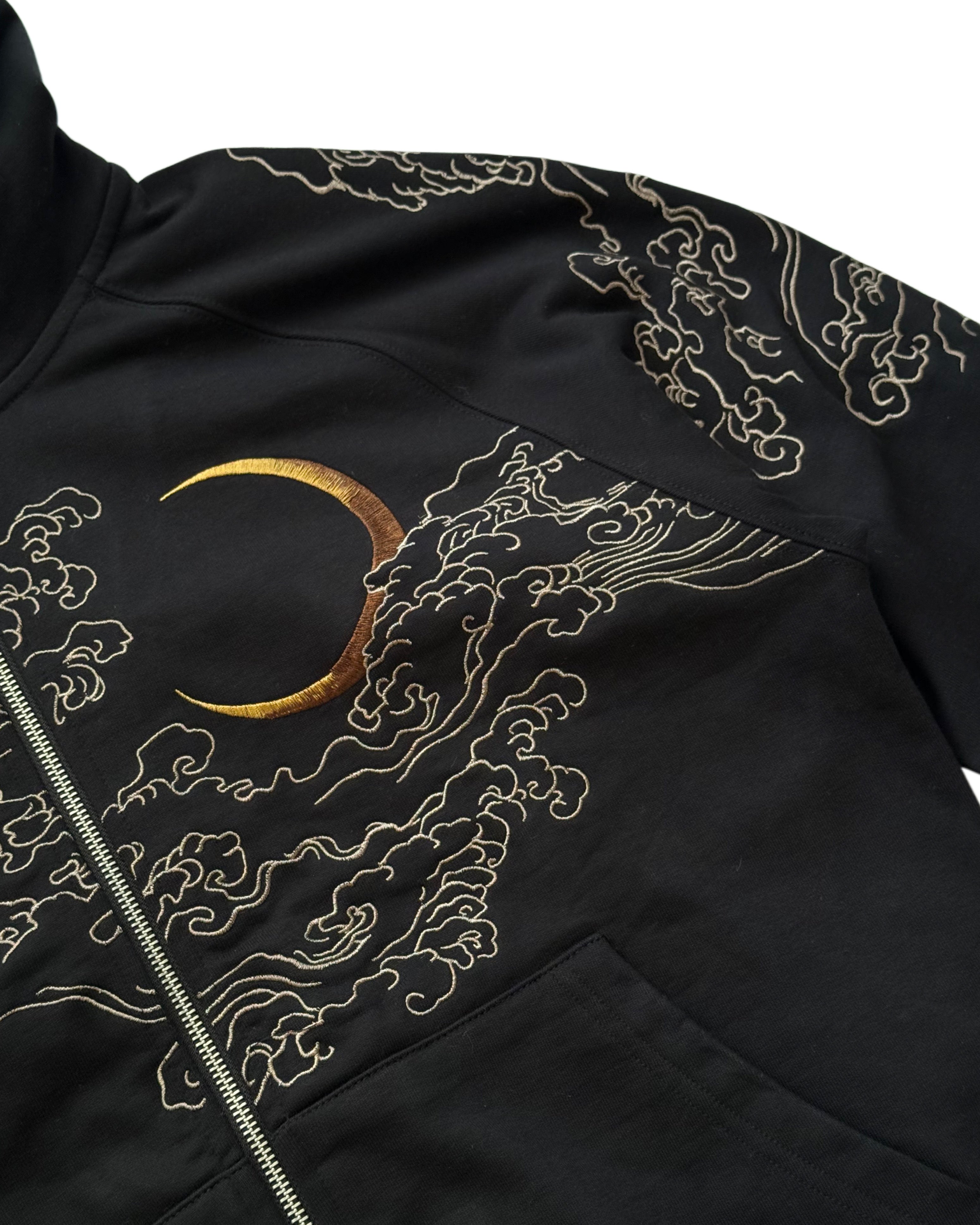"Moon Above The Waves" Hoodie