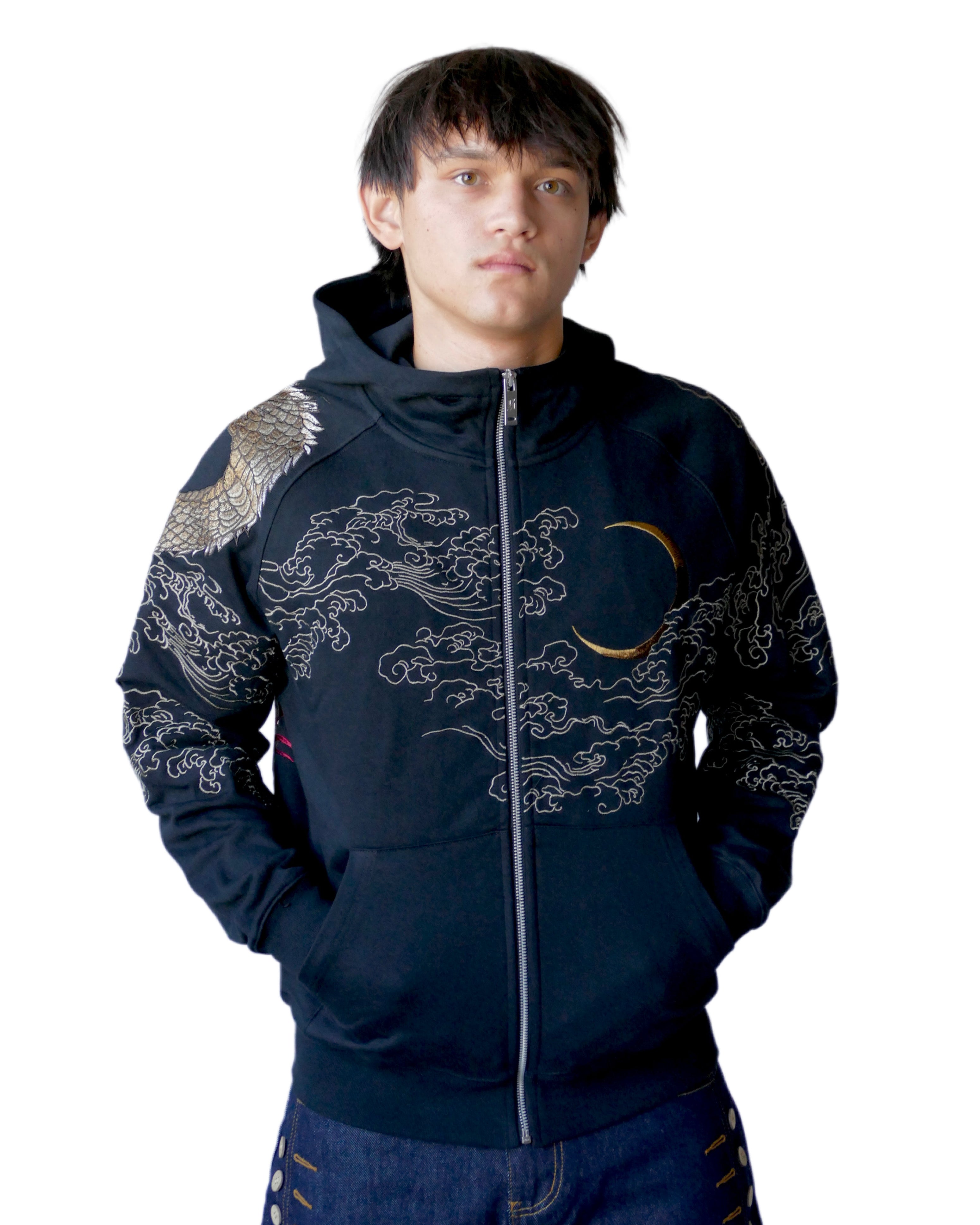 "Moon Above The Waves" Hoodie
