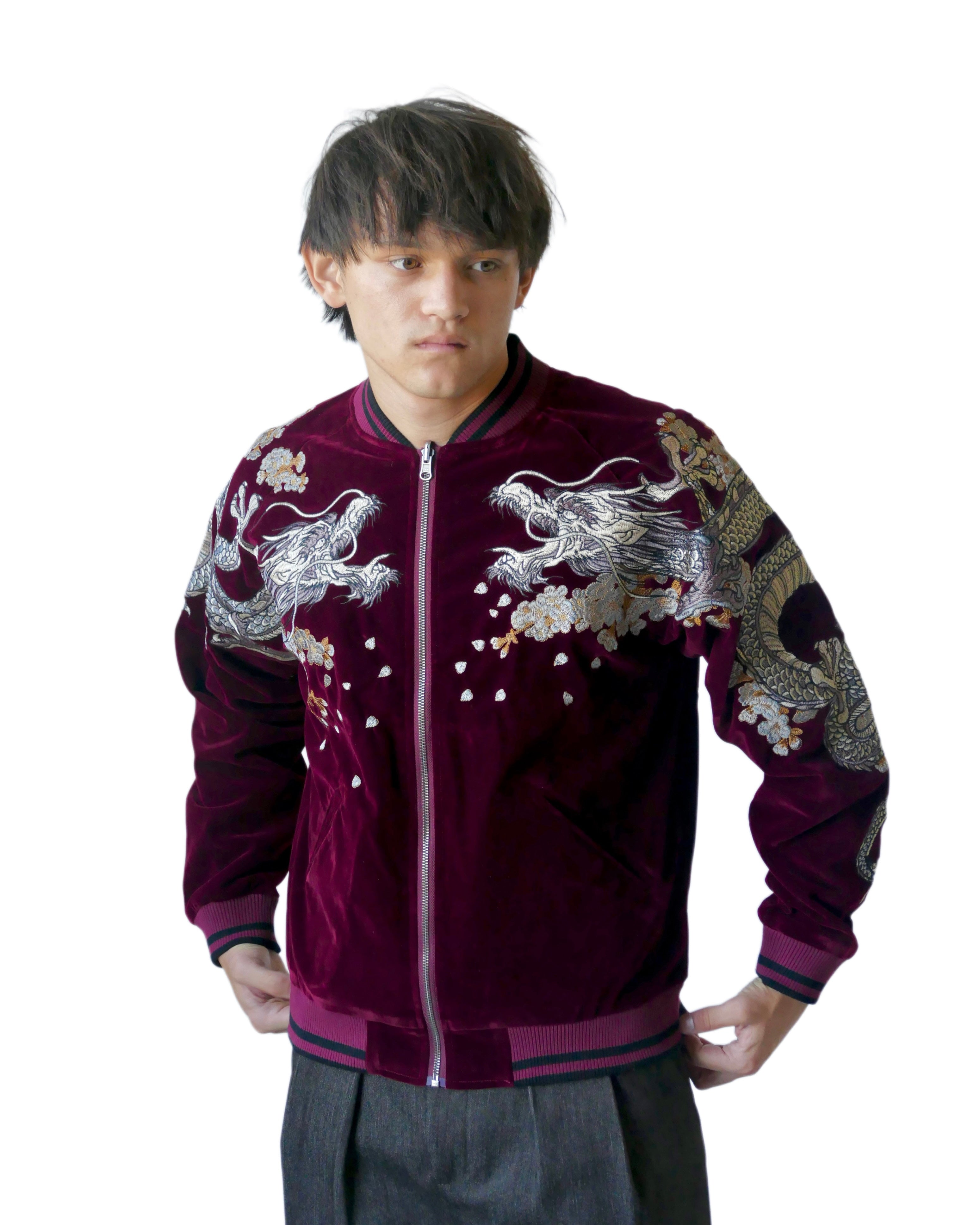 "Dragons And Red Sky" Jacket