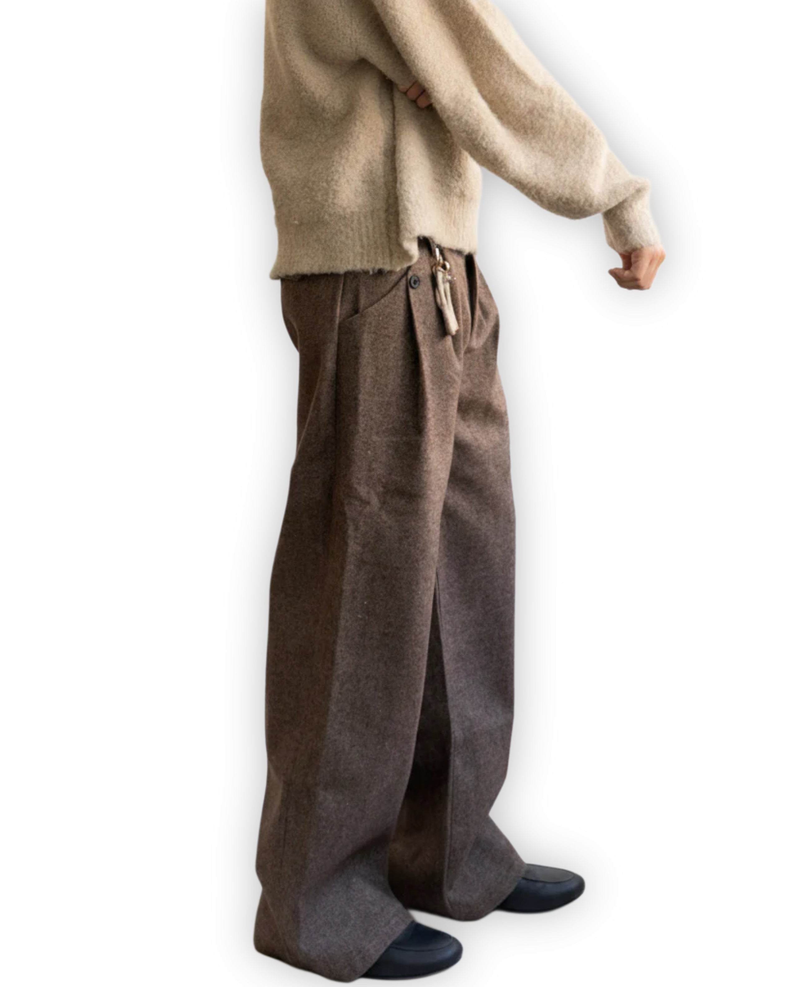"Espresso" Wide-Leg Pants