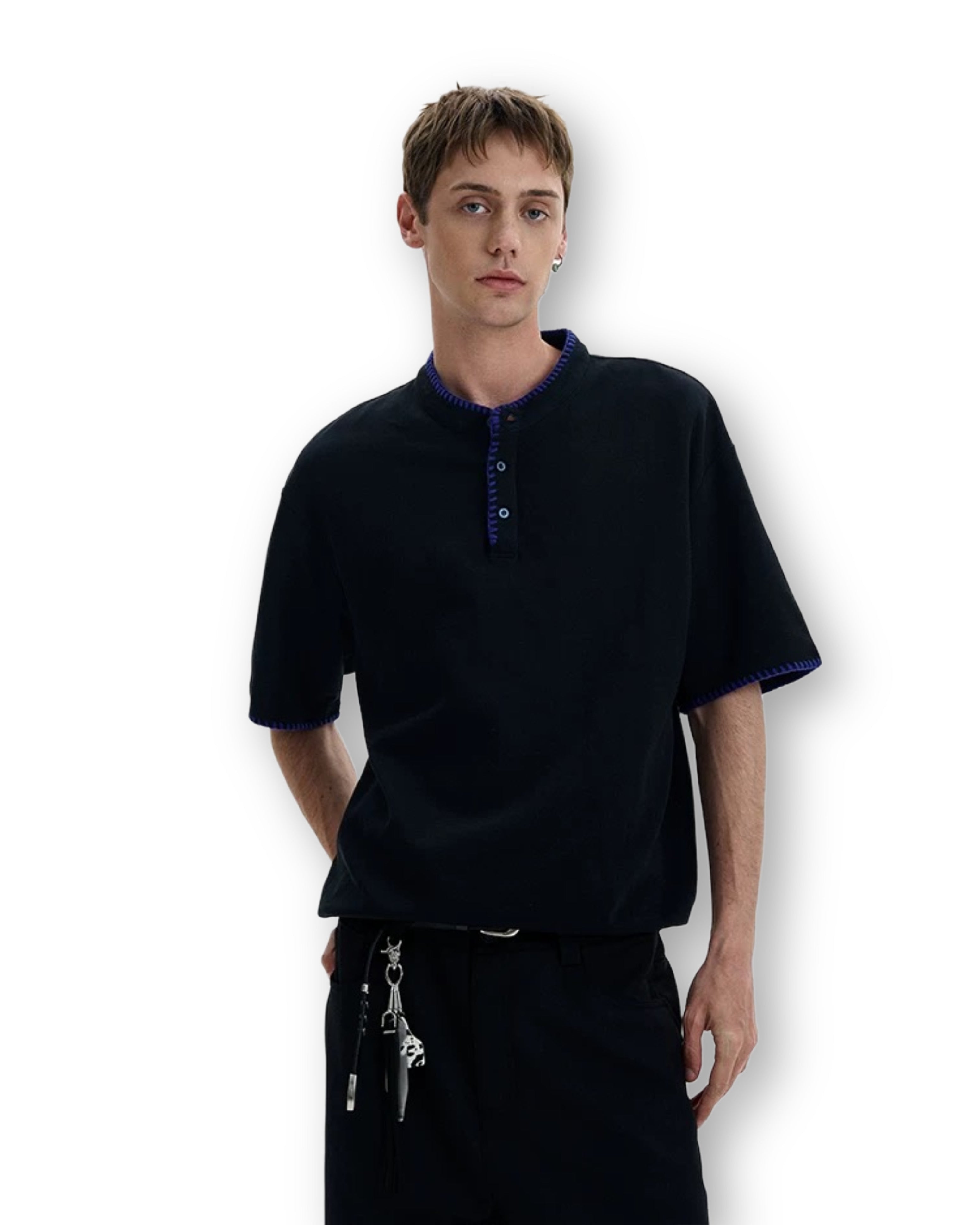 “Stitch line” Henley