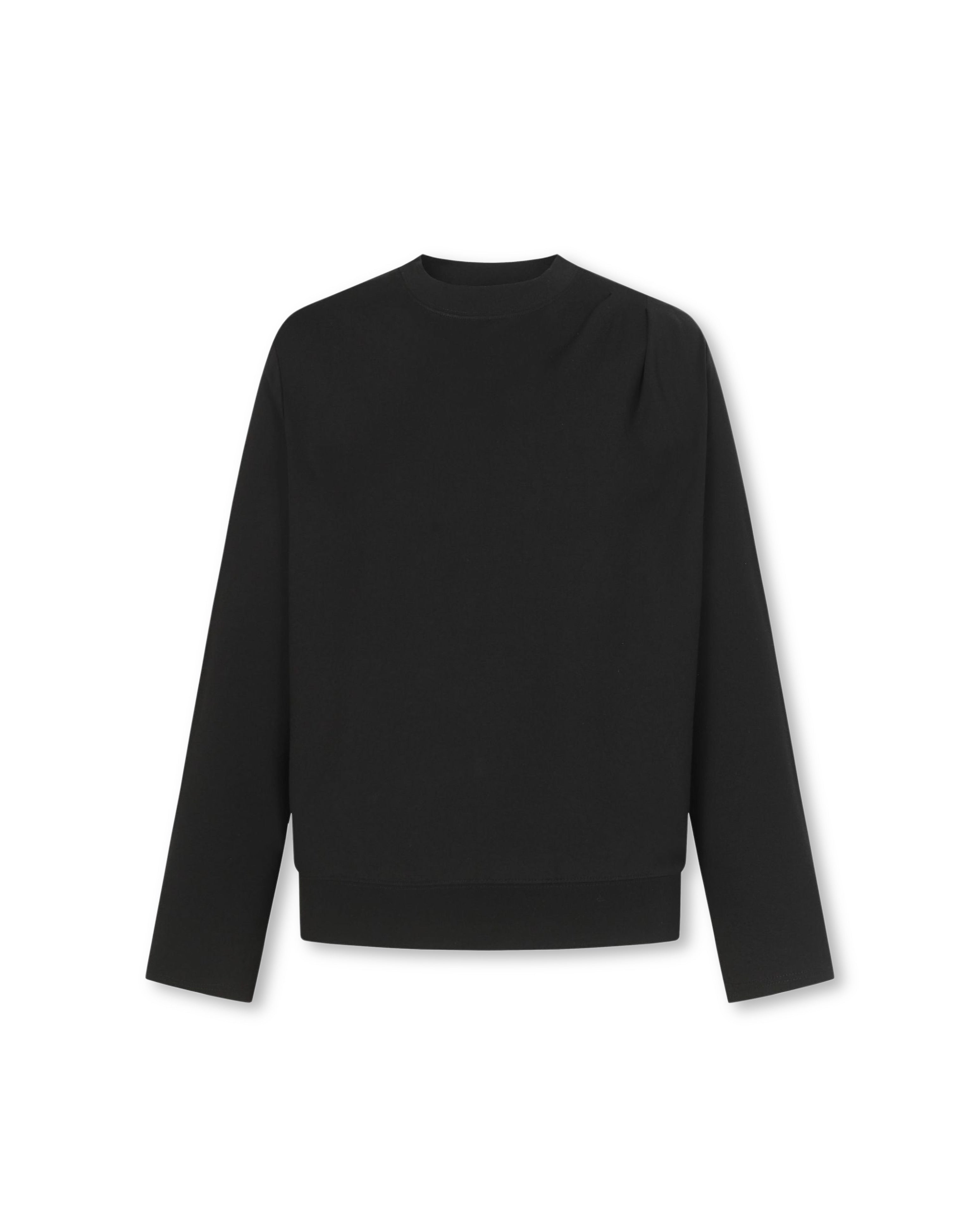 "Pleated" Long Sleeve T-Shirt