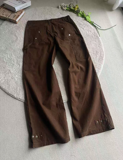 Ciga Case Embroidery Carpenter Pants