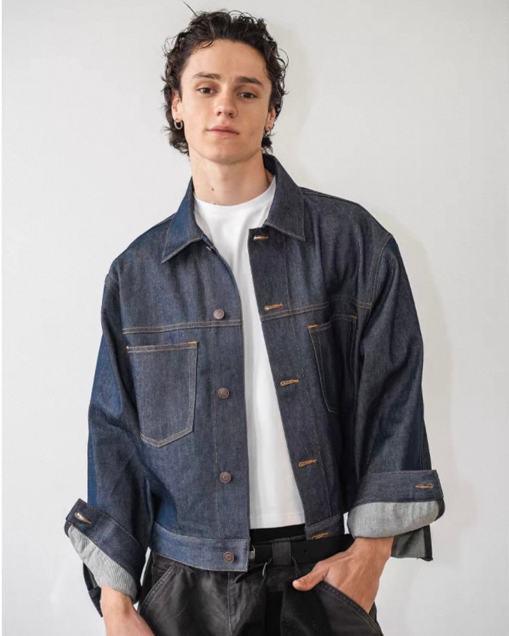 Stonehold Cropped Denim Jacket