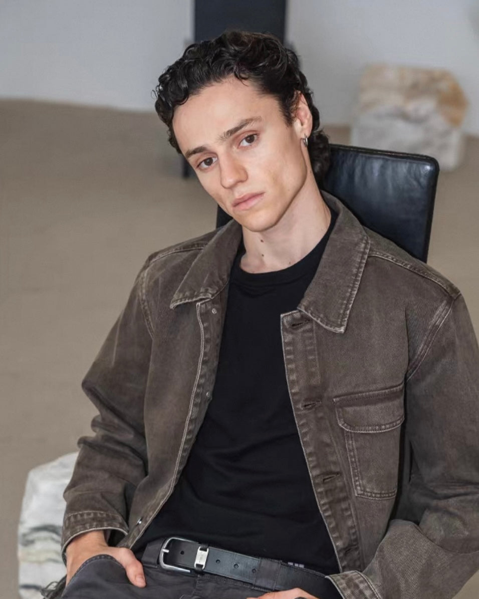 Mudstone Washed Corduroy Overshirt