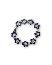 “Enamel Flower” Link Bracelet