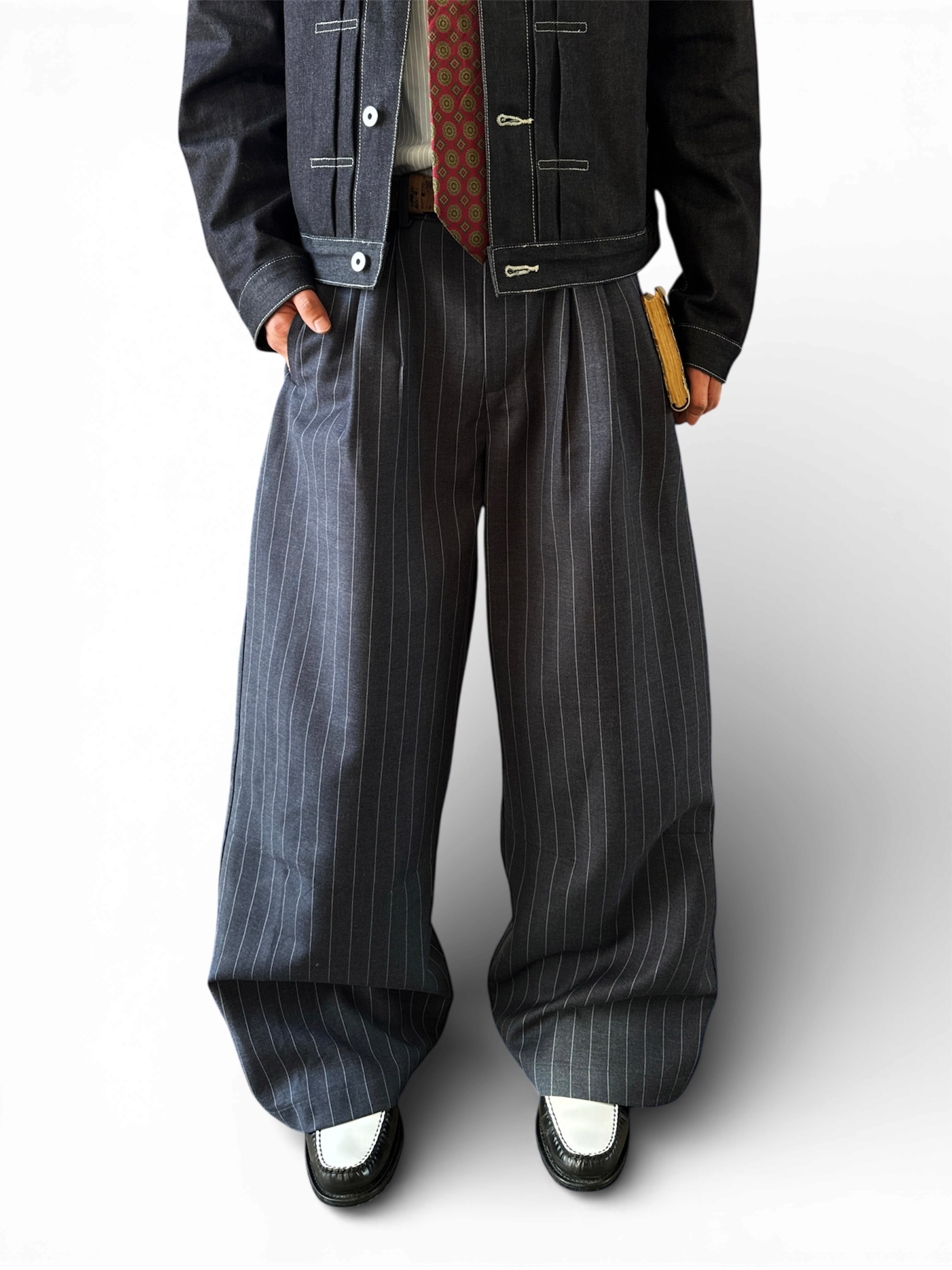 Continental Stripe Trousers