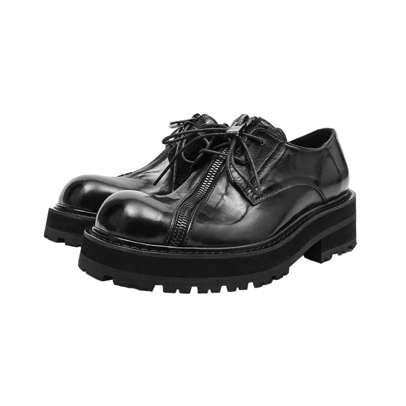 "Offset" Zip Boots