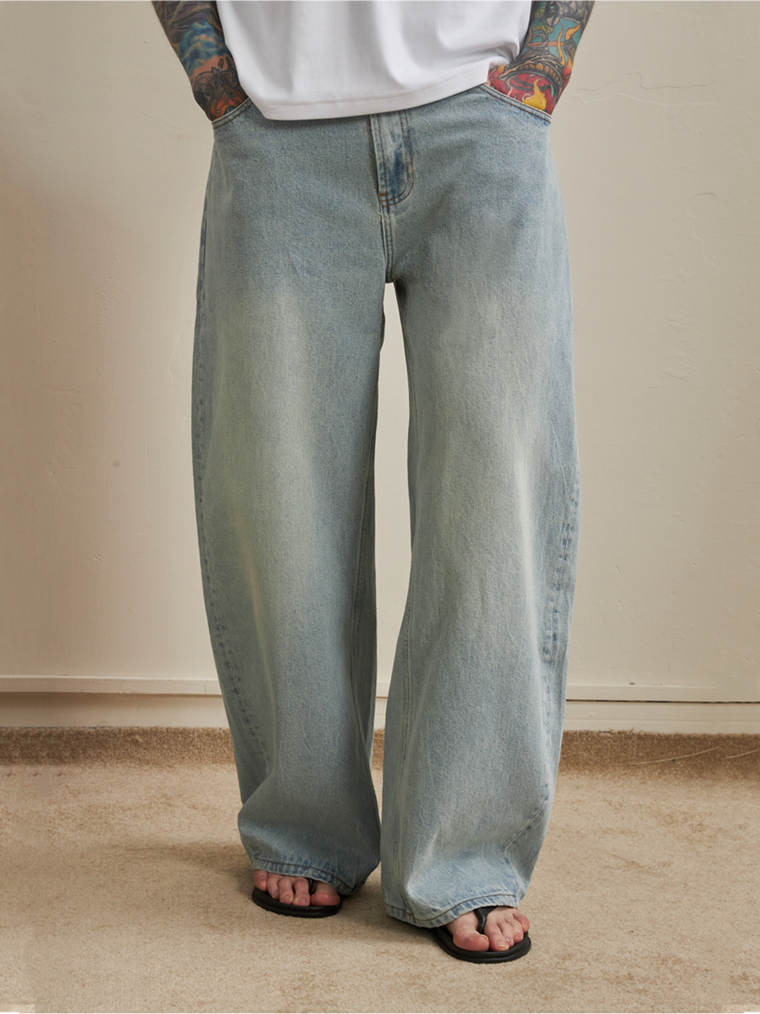 Blue Embers Tapered Denim