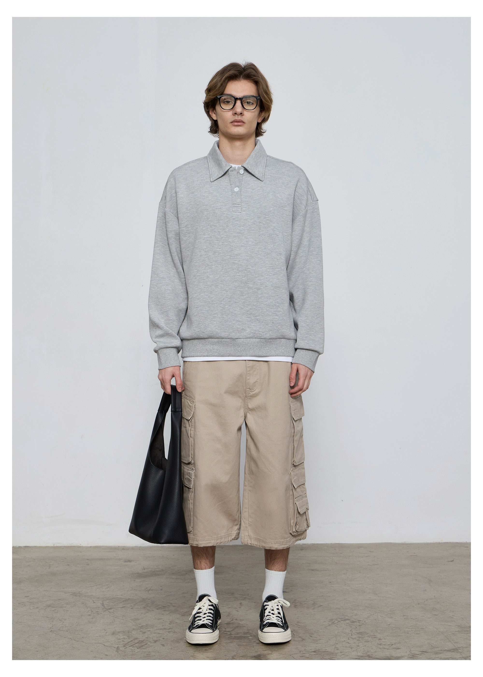 Vintage Cropped Cargo Shorts