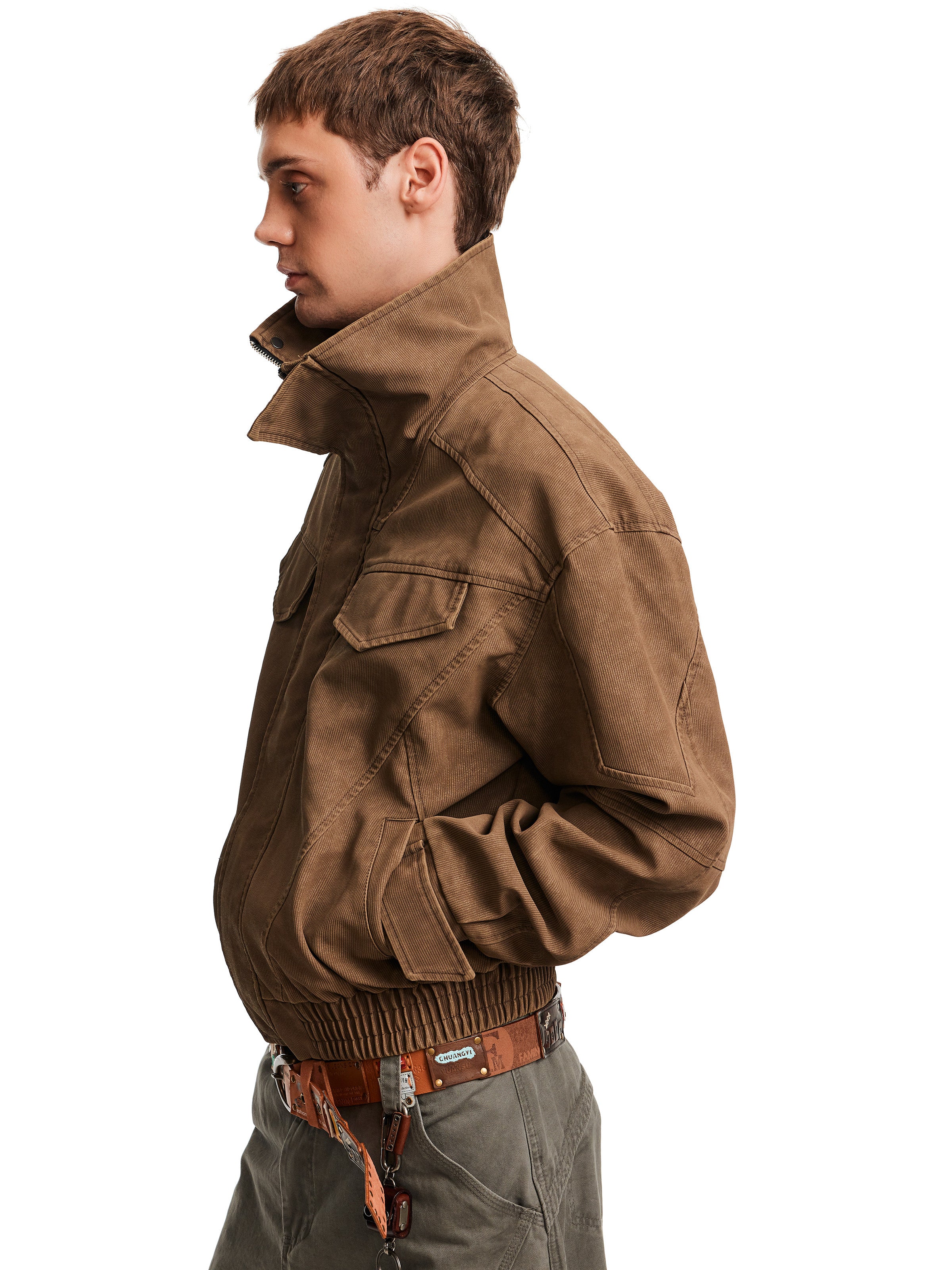 "My Jacket" High Collar Jacket