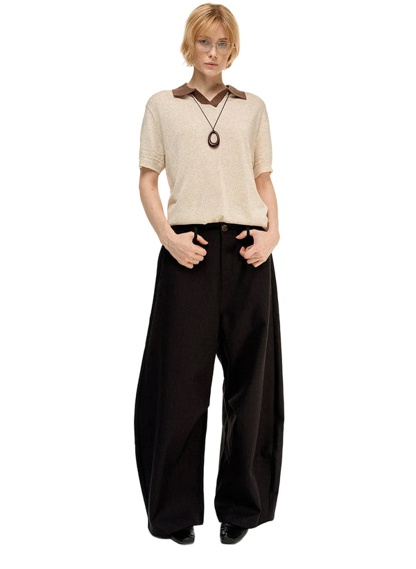 “BLACK TIDE” WIDE TROUSERS